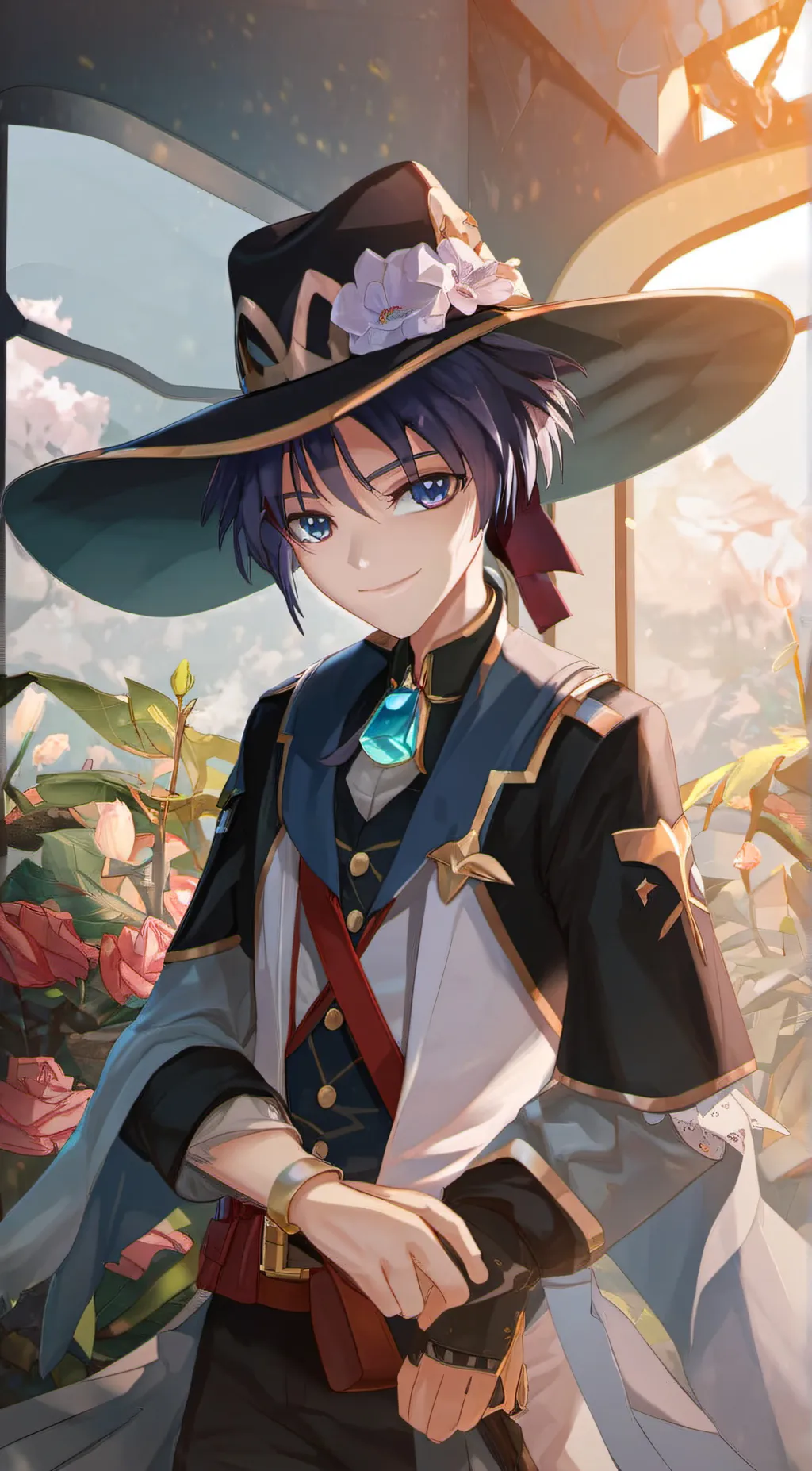 ai character: Wanderer background