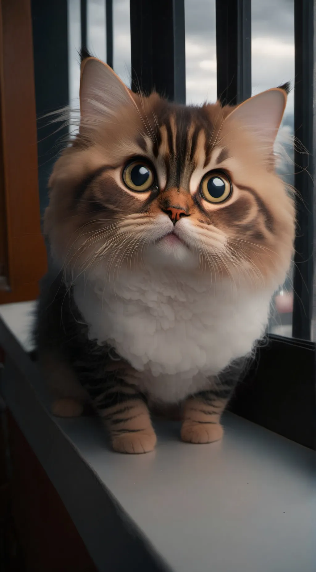 ai character: Muffin  background