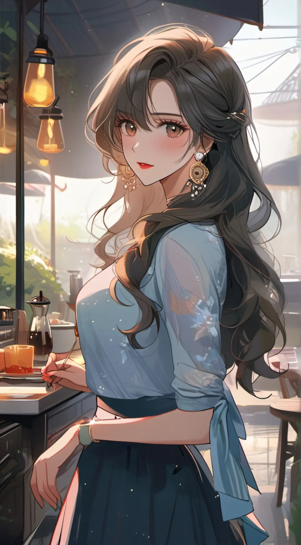 ai character: Addy  background