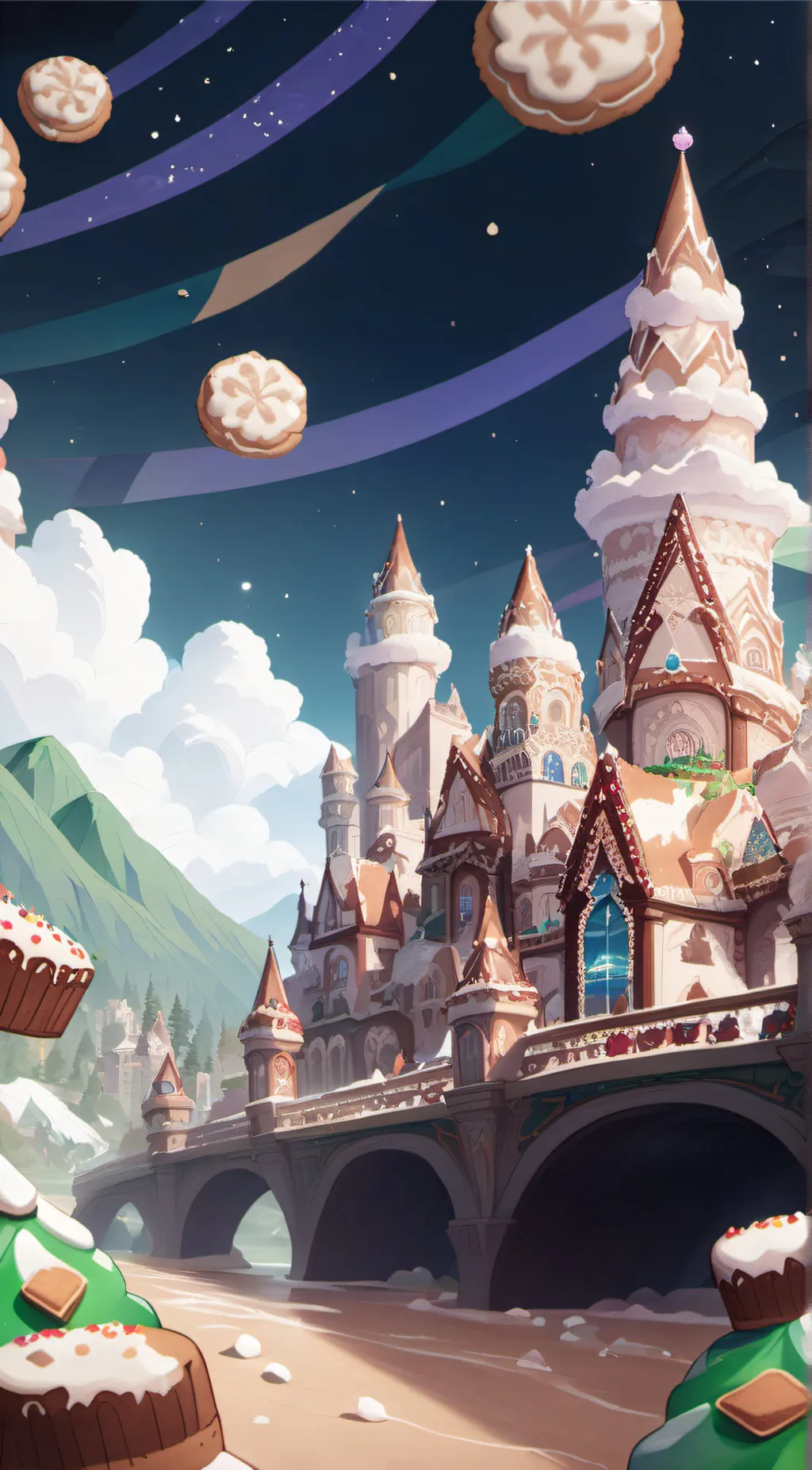 ai character: Cookie run kingdom background