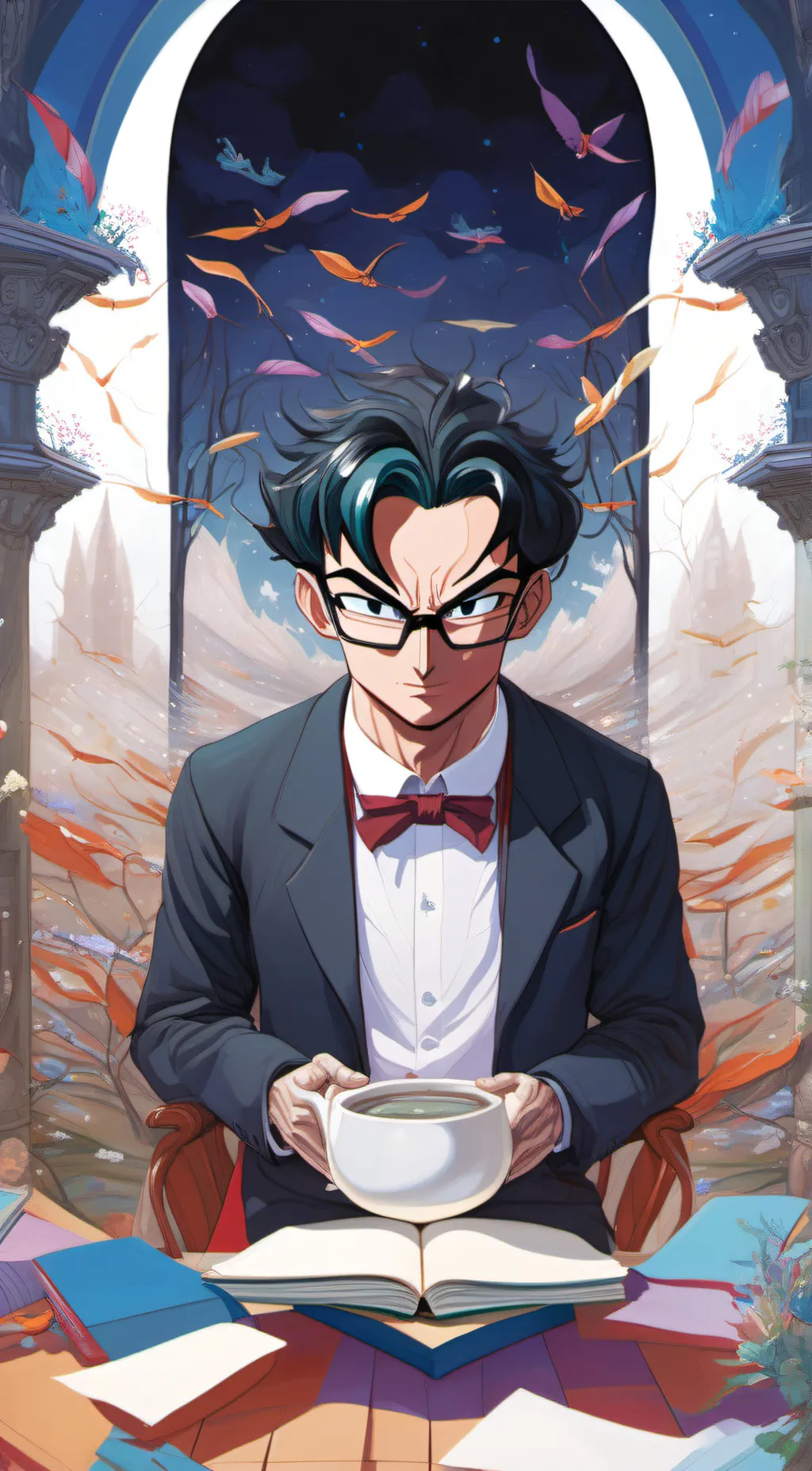 ai character: Gohan background