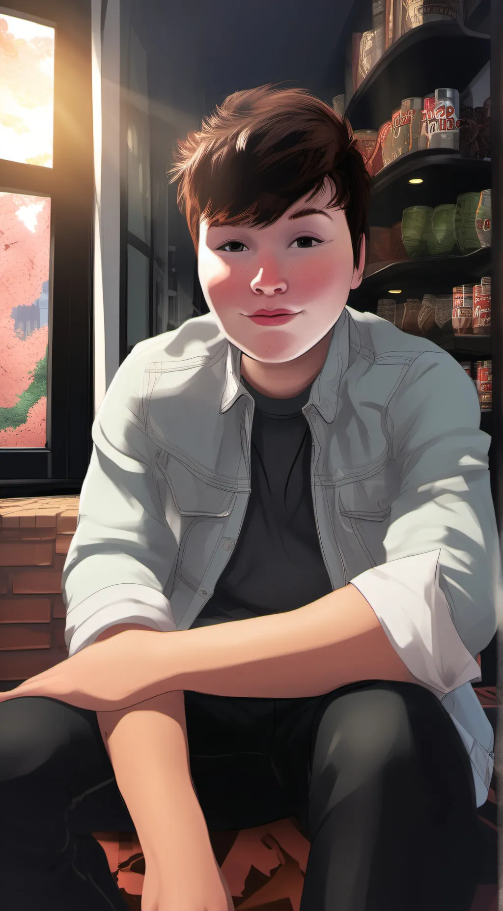 ai character: hunter background