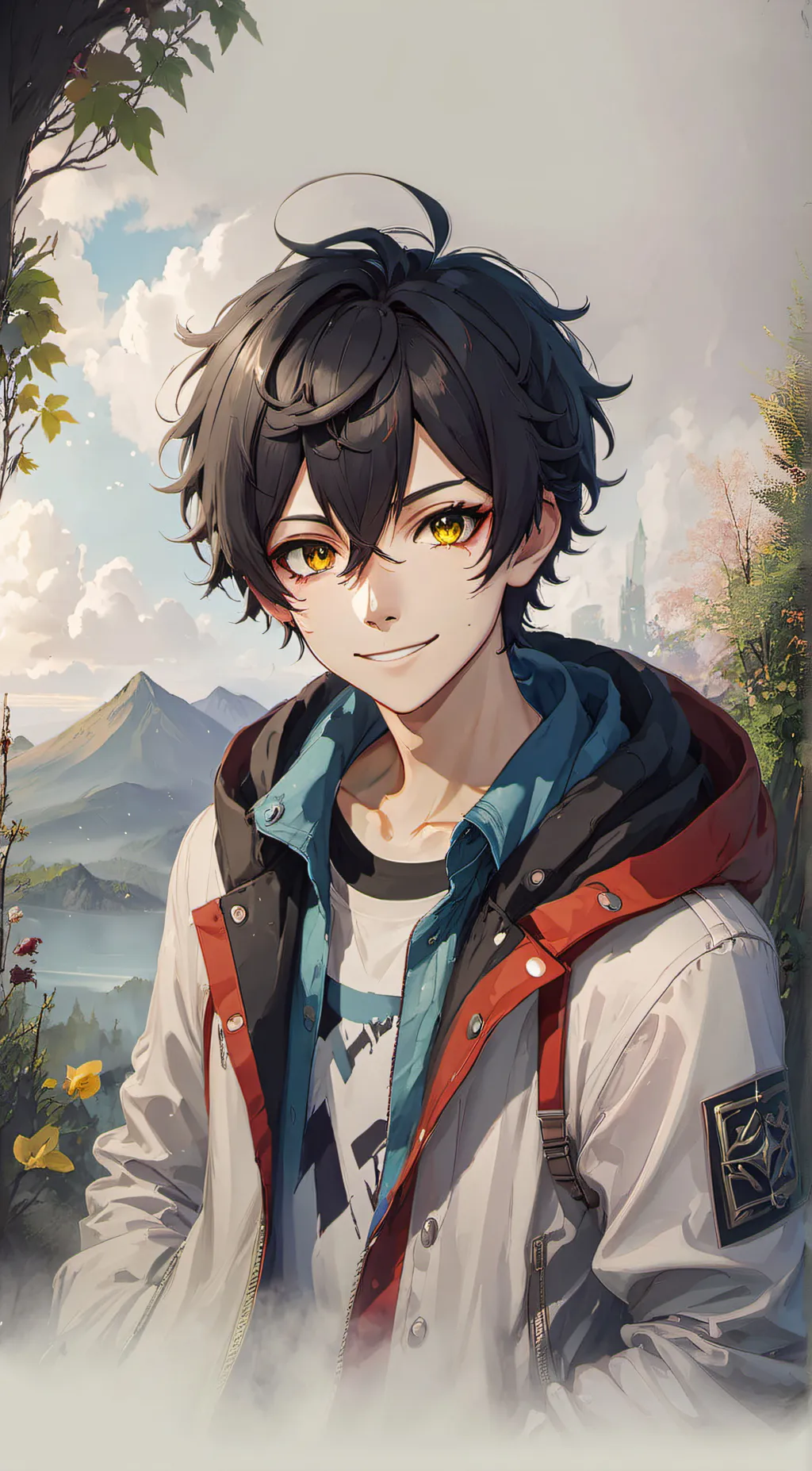 ai character: Ethan  background