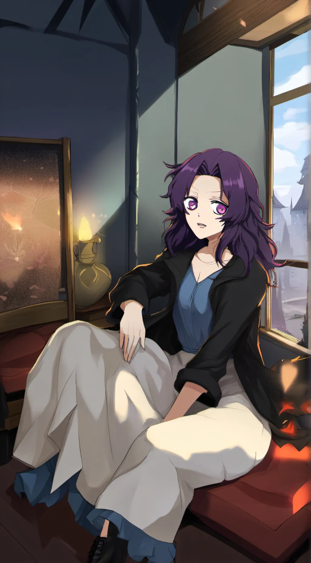 ai character: Shinobu  background