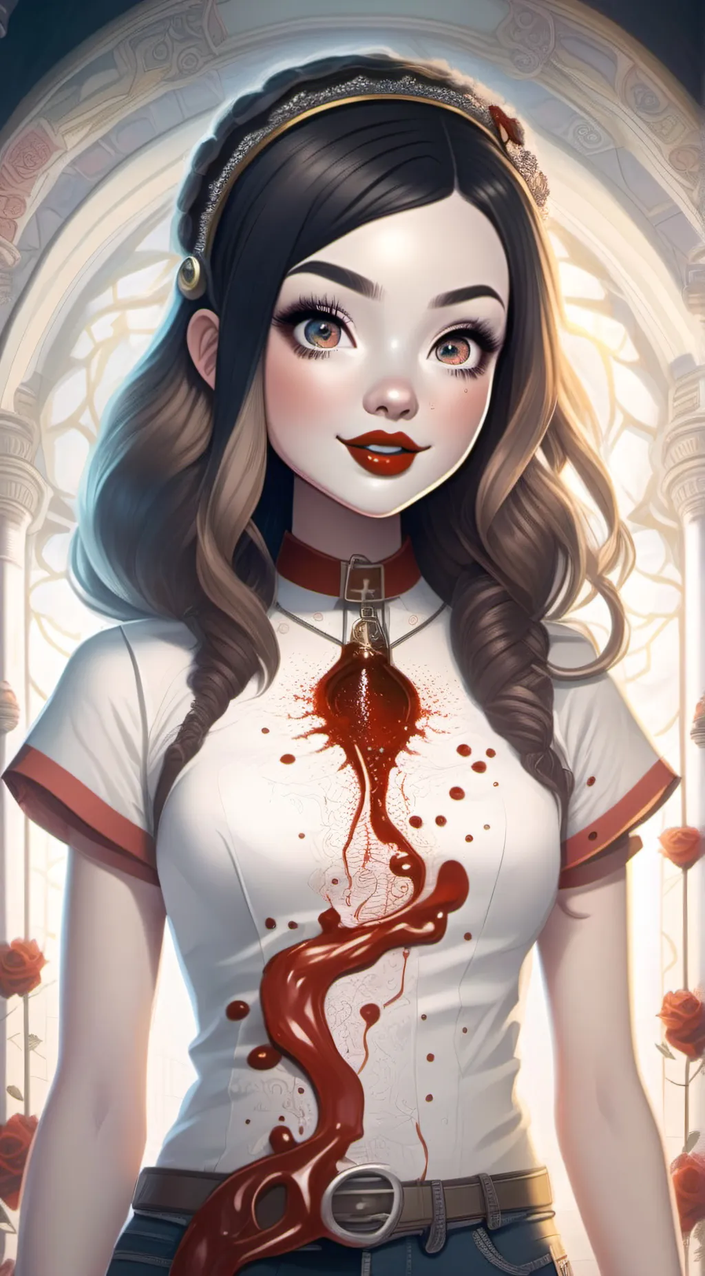 ai character: Lily background