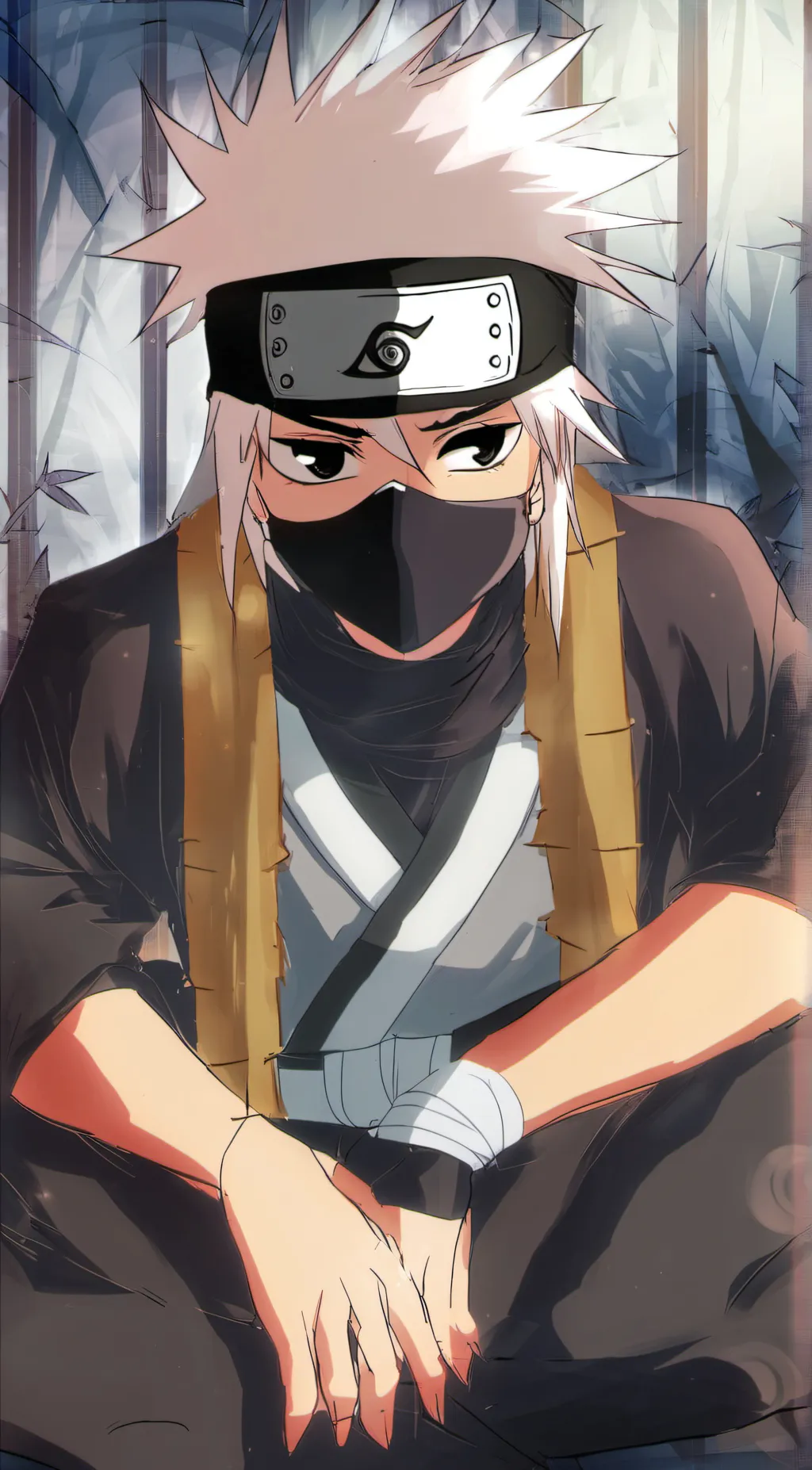 ai character: Kakashi hatake  background