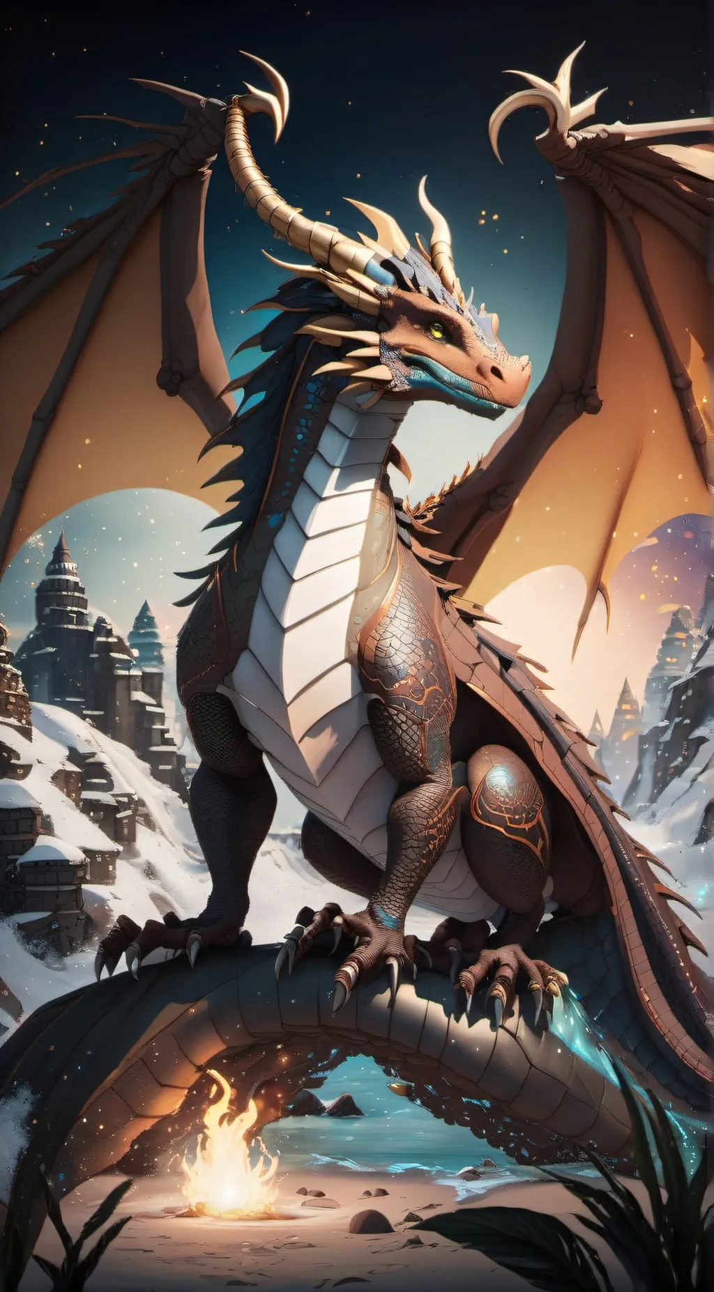 ai character: clay background