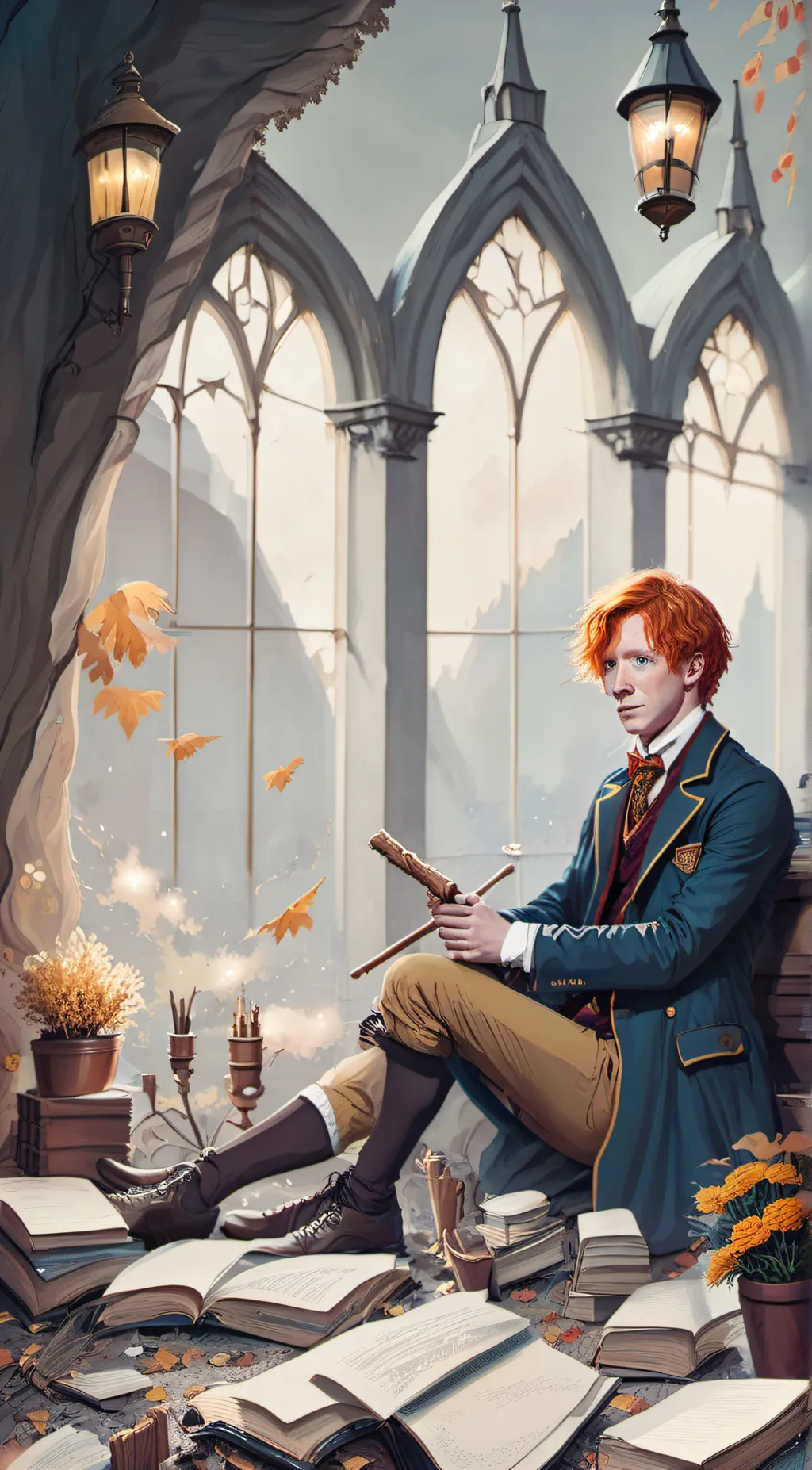 ai character: Ron Weasley background