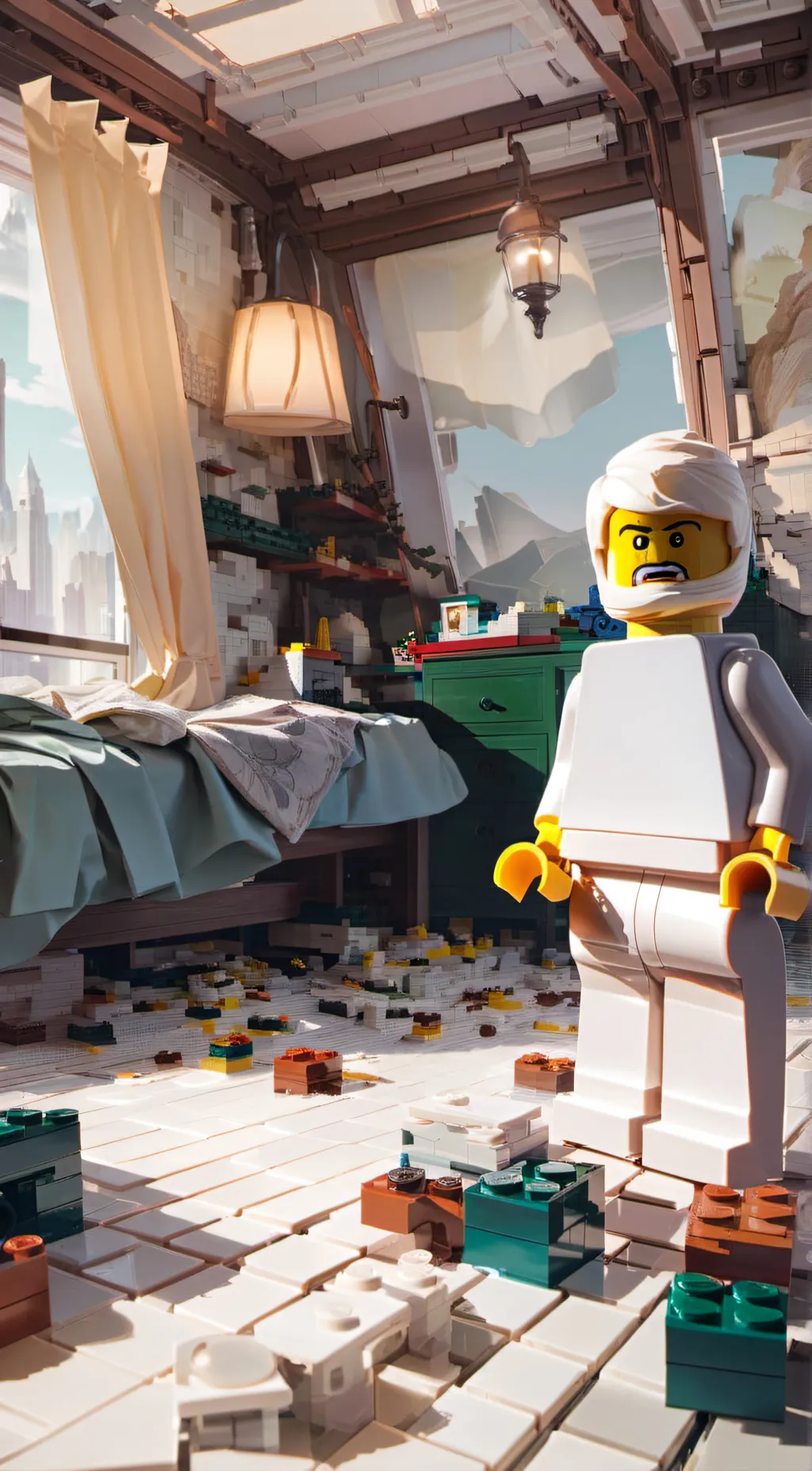 ai character: colenel sanders. background