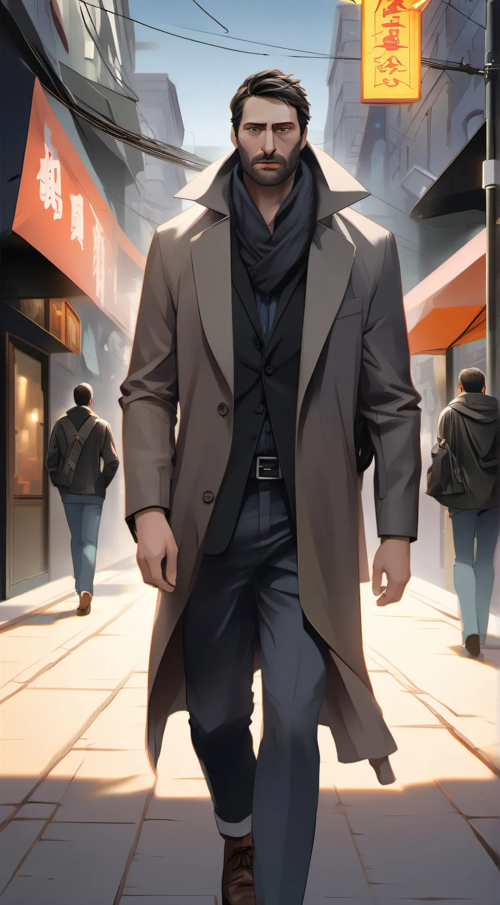 ai character: Novel background