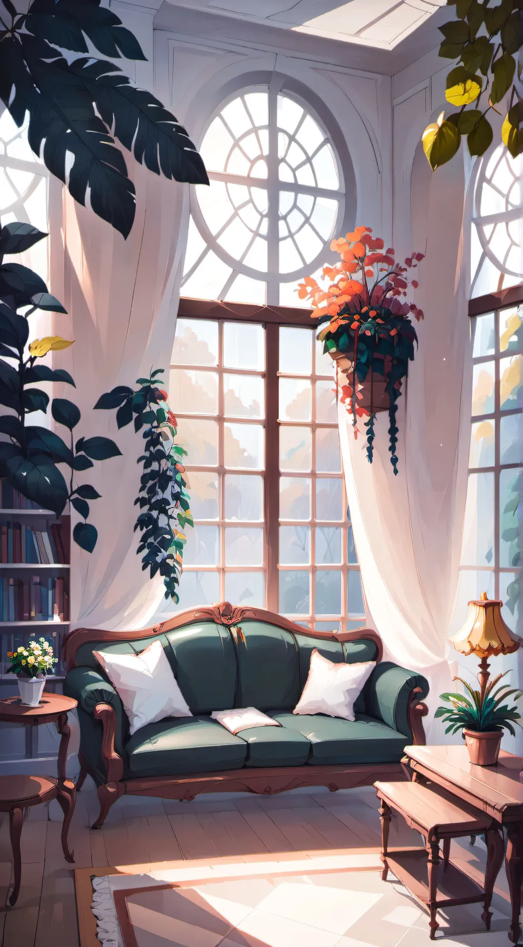 ai character: Therapy room background