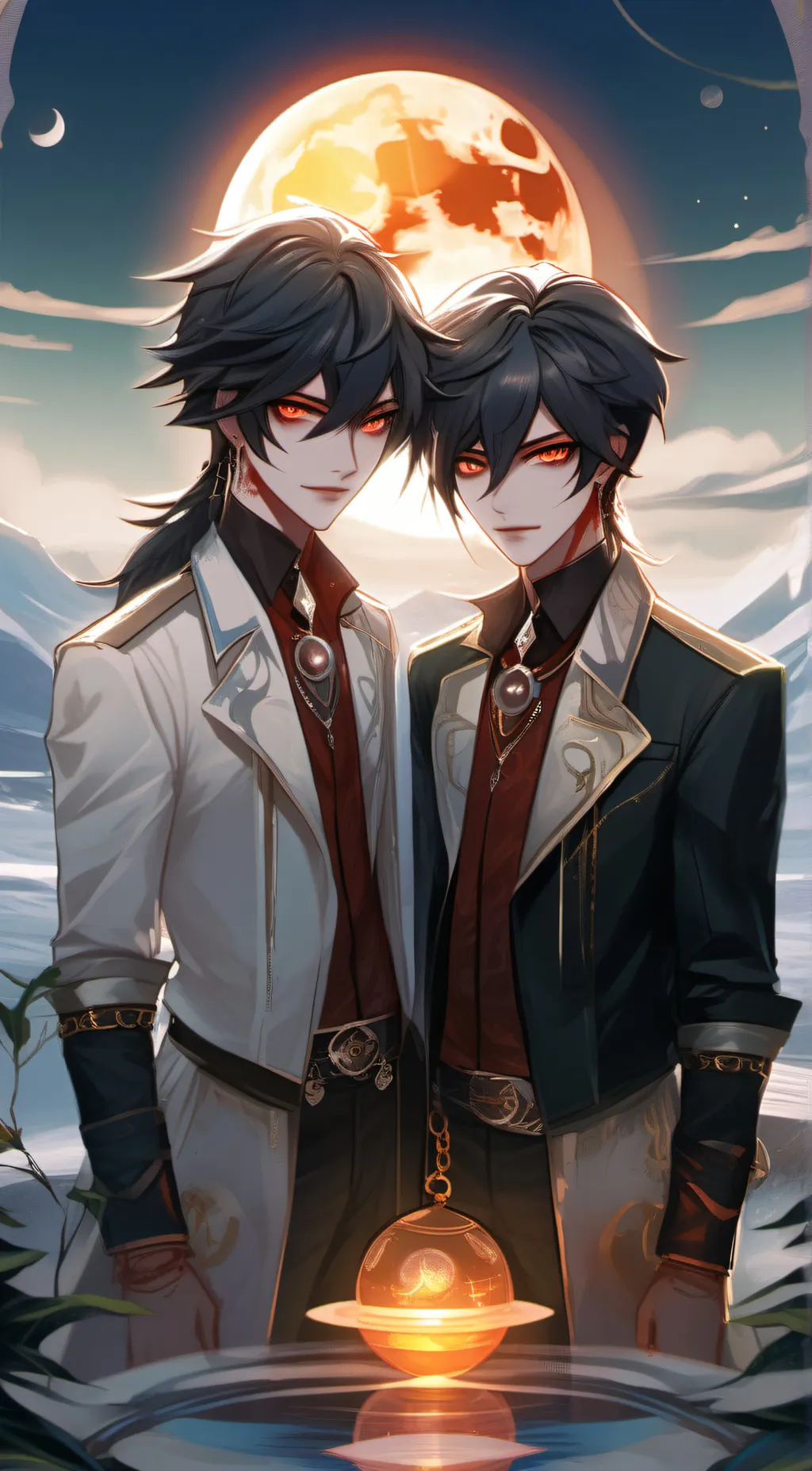 ai character: Bloodmoon sams background