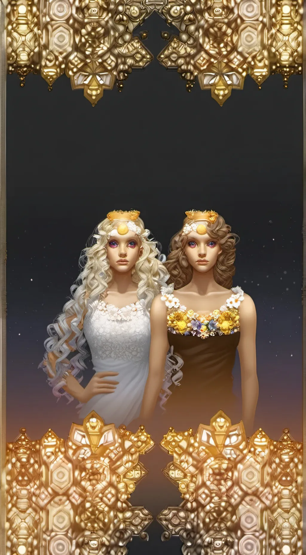 ai character: paisley and nev background