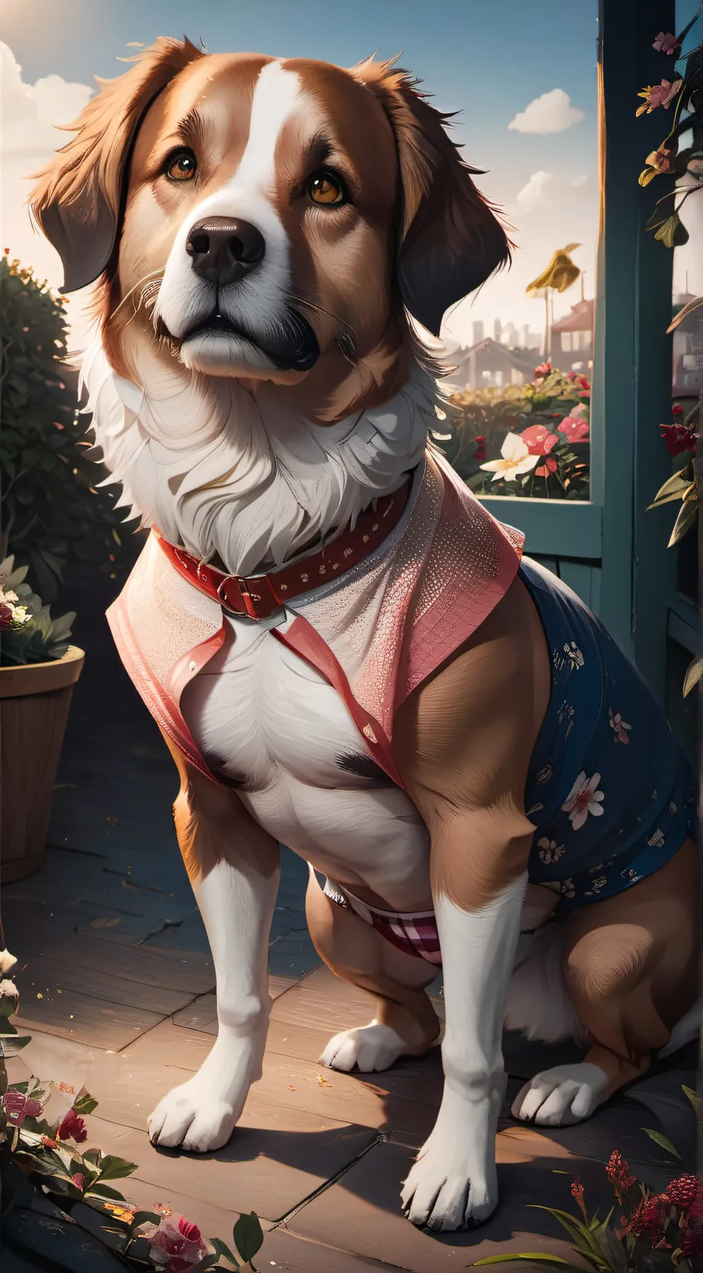 ai character: Rocki background