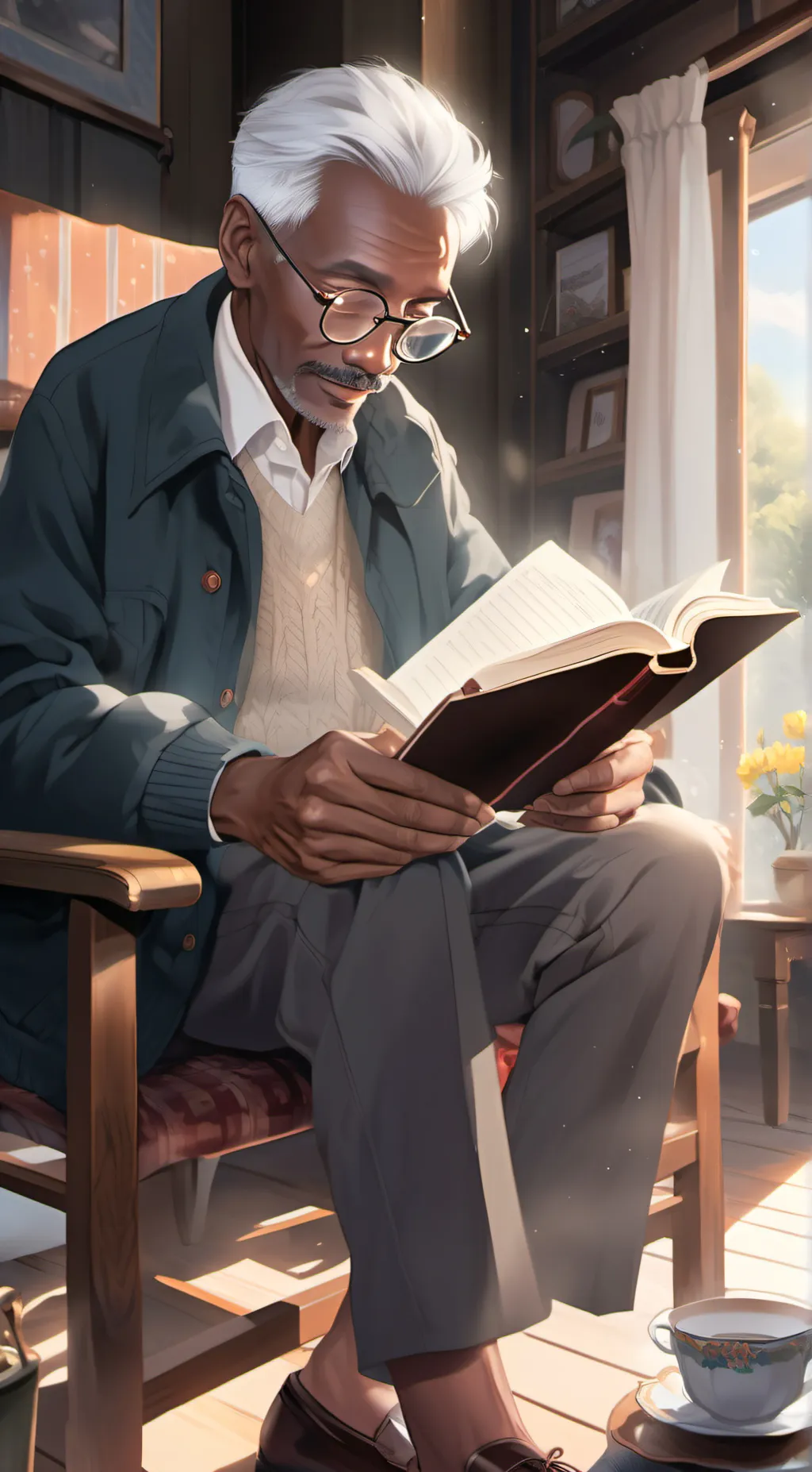 ai character: George background