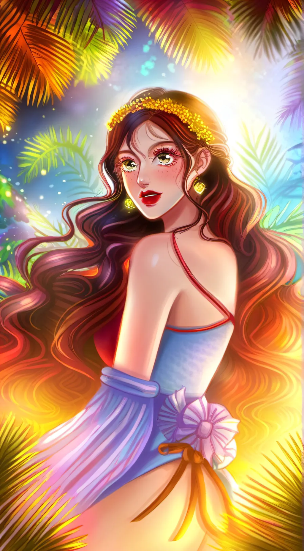 ai character: Lily background