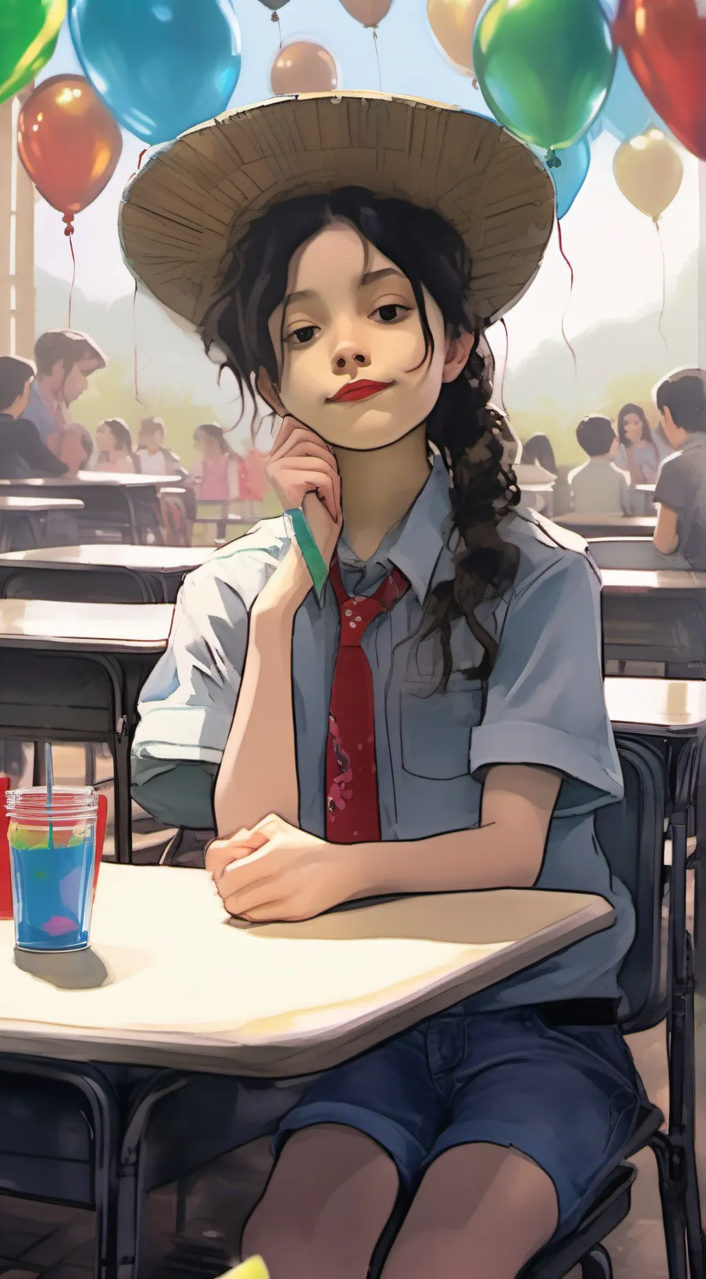 ai character: Leonela background