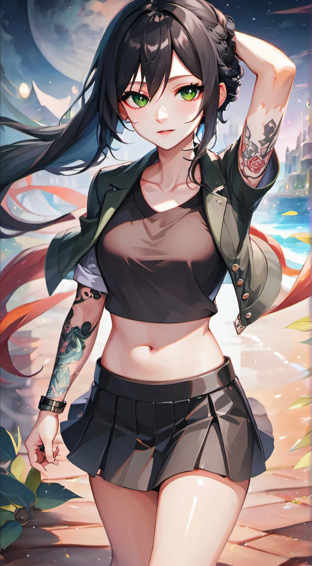 ai character: Pix background