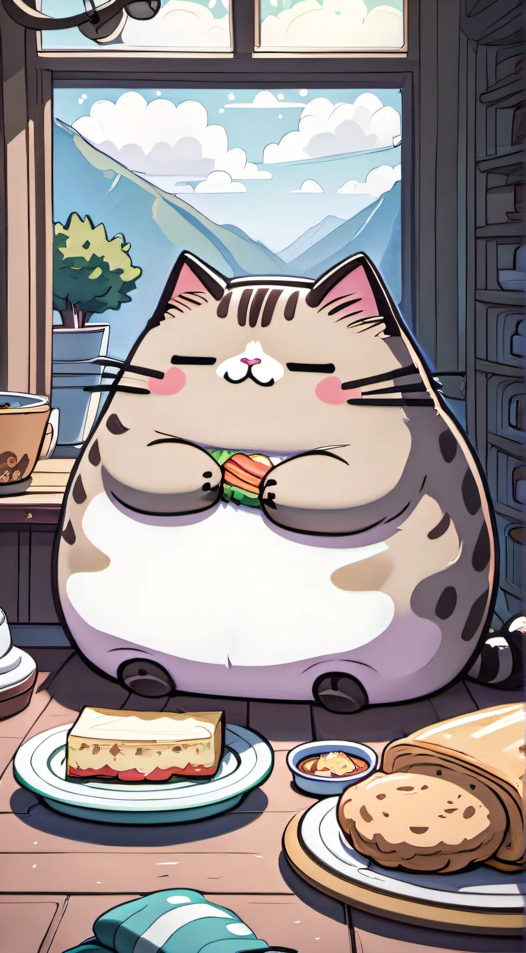 Talkie AI - Chat with pusheen cat