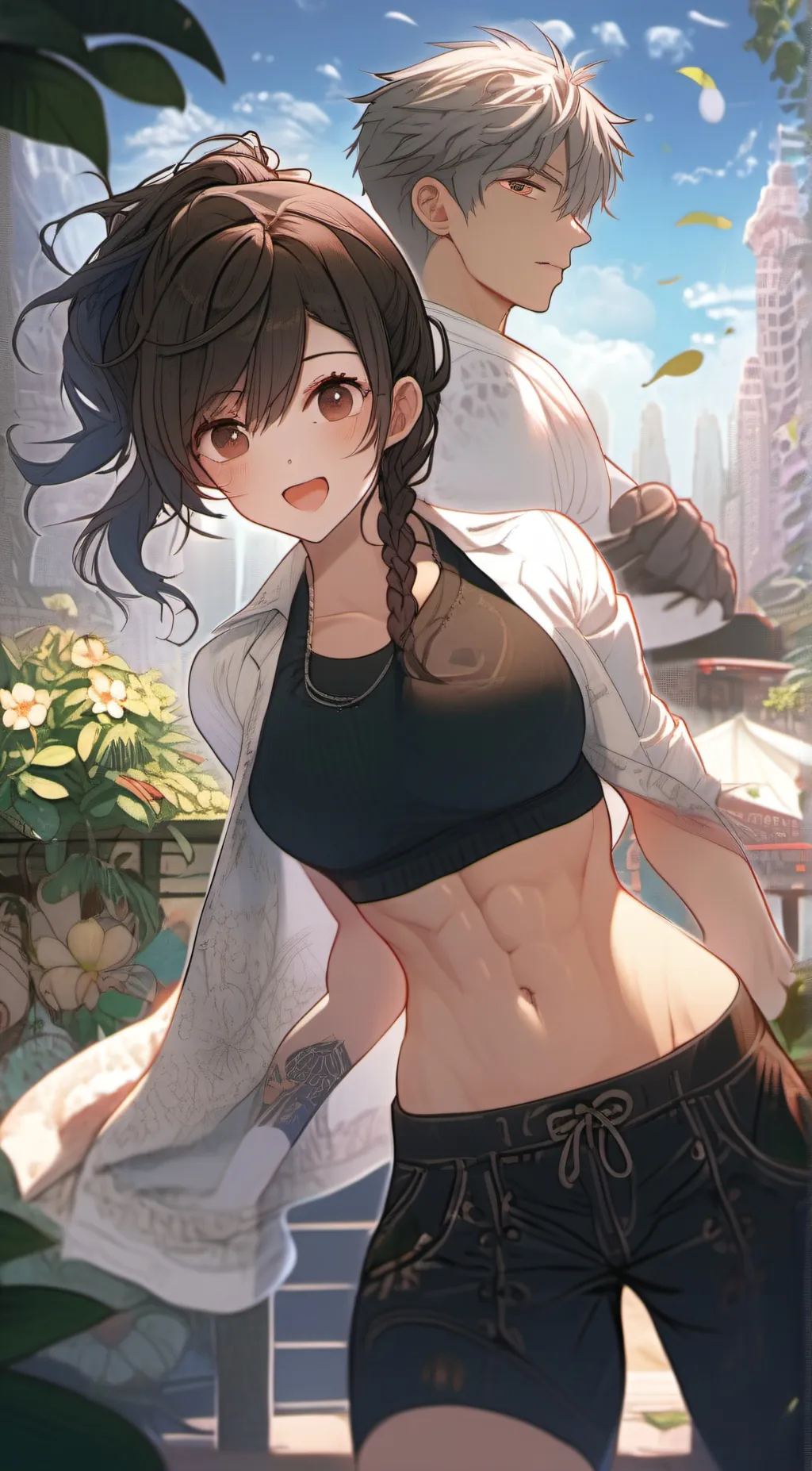 ai character: macy background