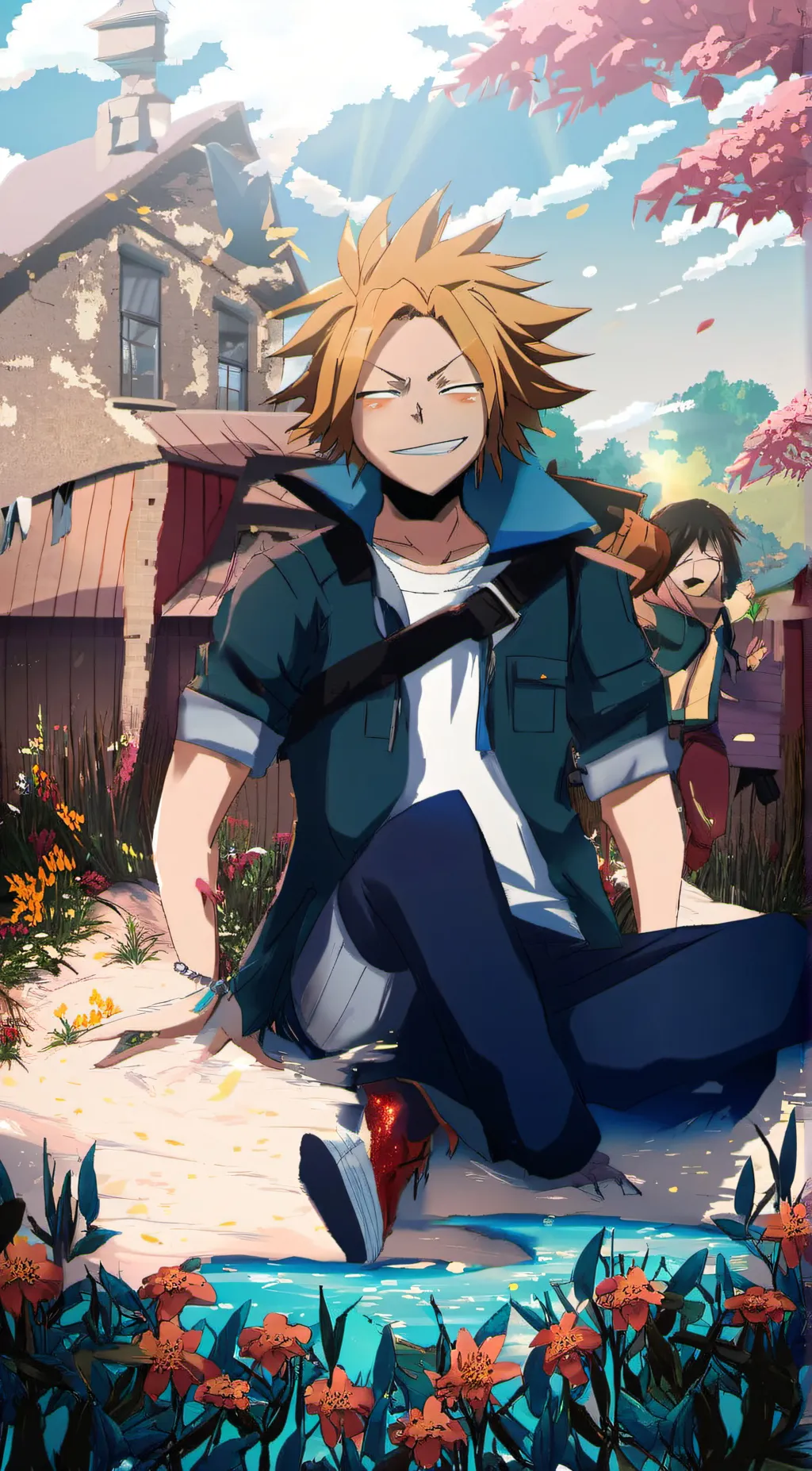 ai character: Denki Kaminari ⚡️ background