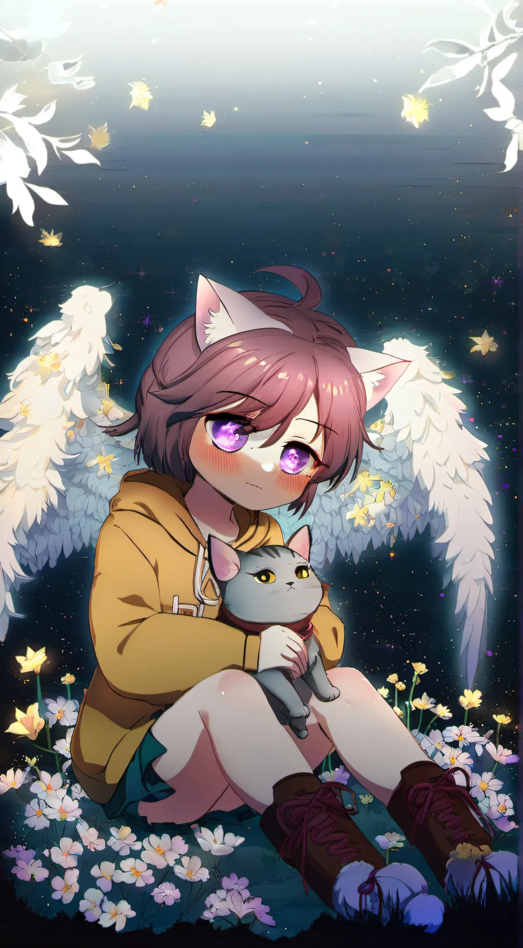 ai character: Luna background