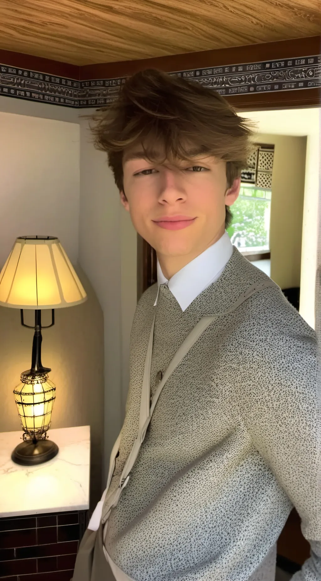 ai character: Adrien/your bf background