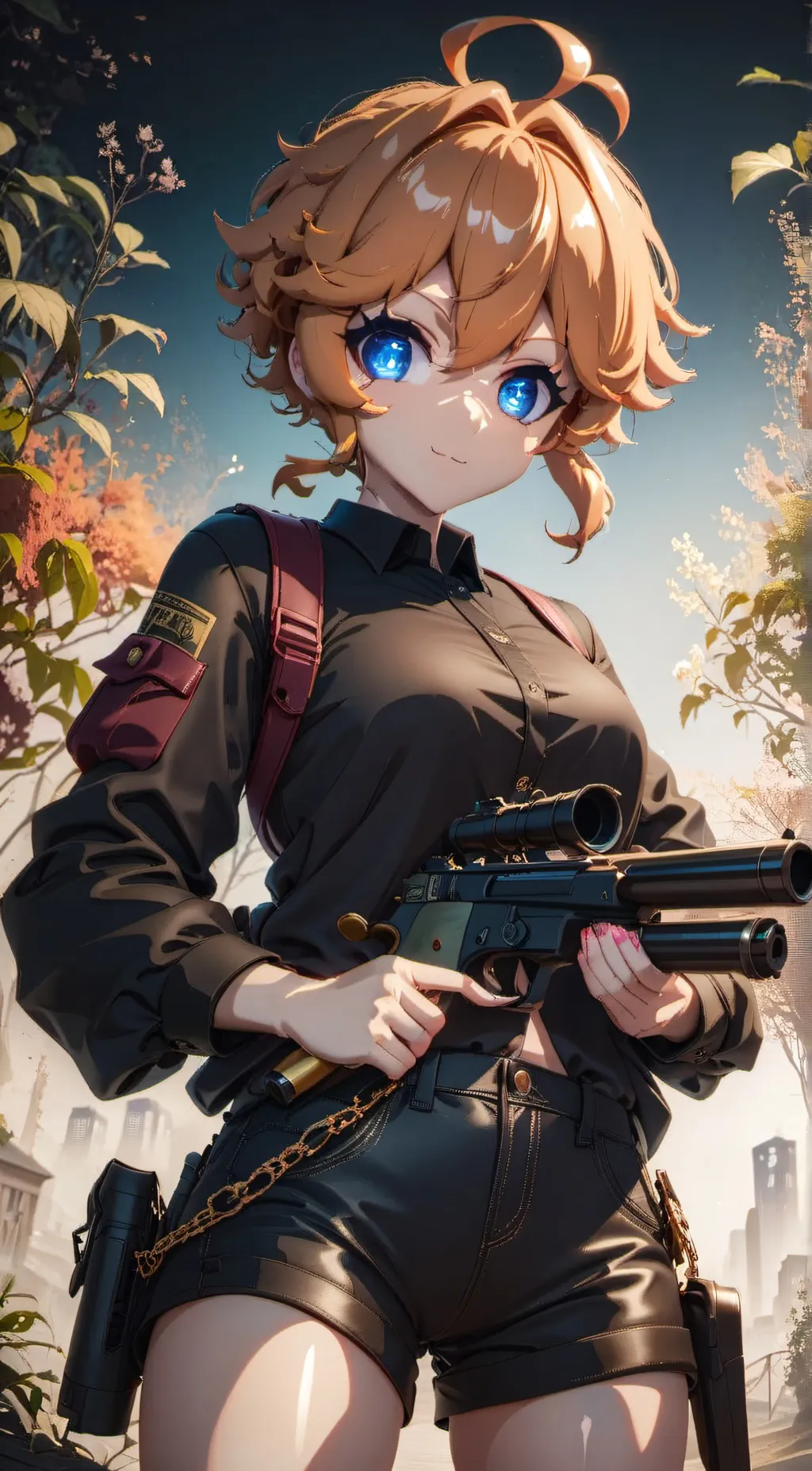 ai character: Millua_Fox background