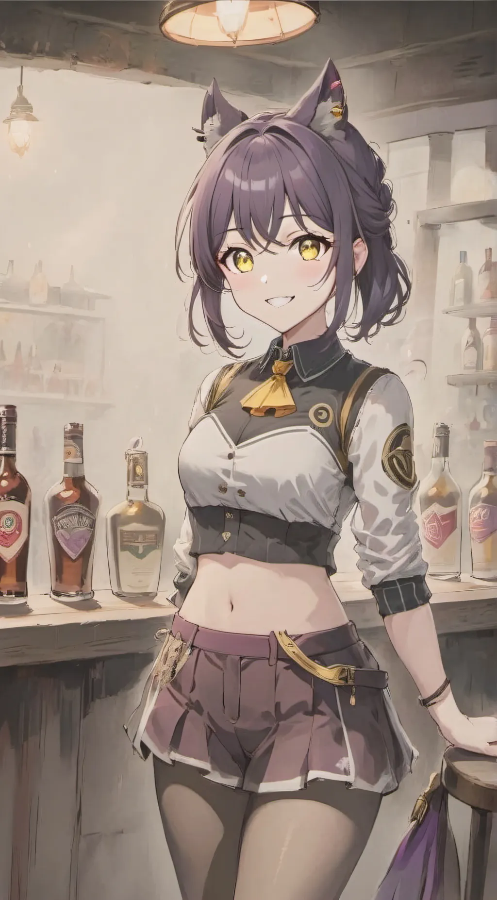 ai character: Aurora Nightraze  background