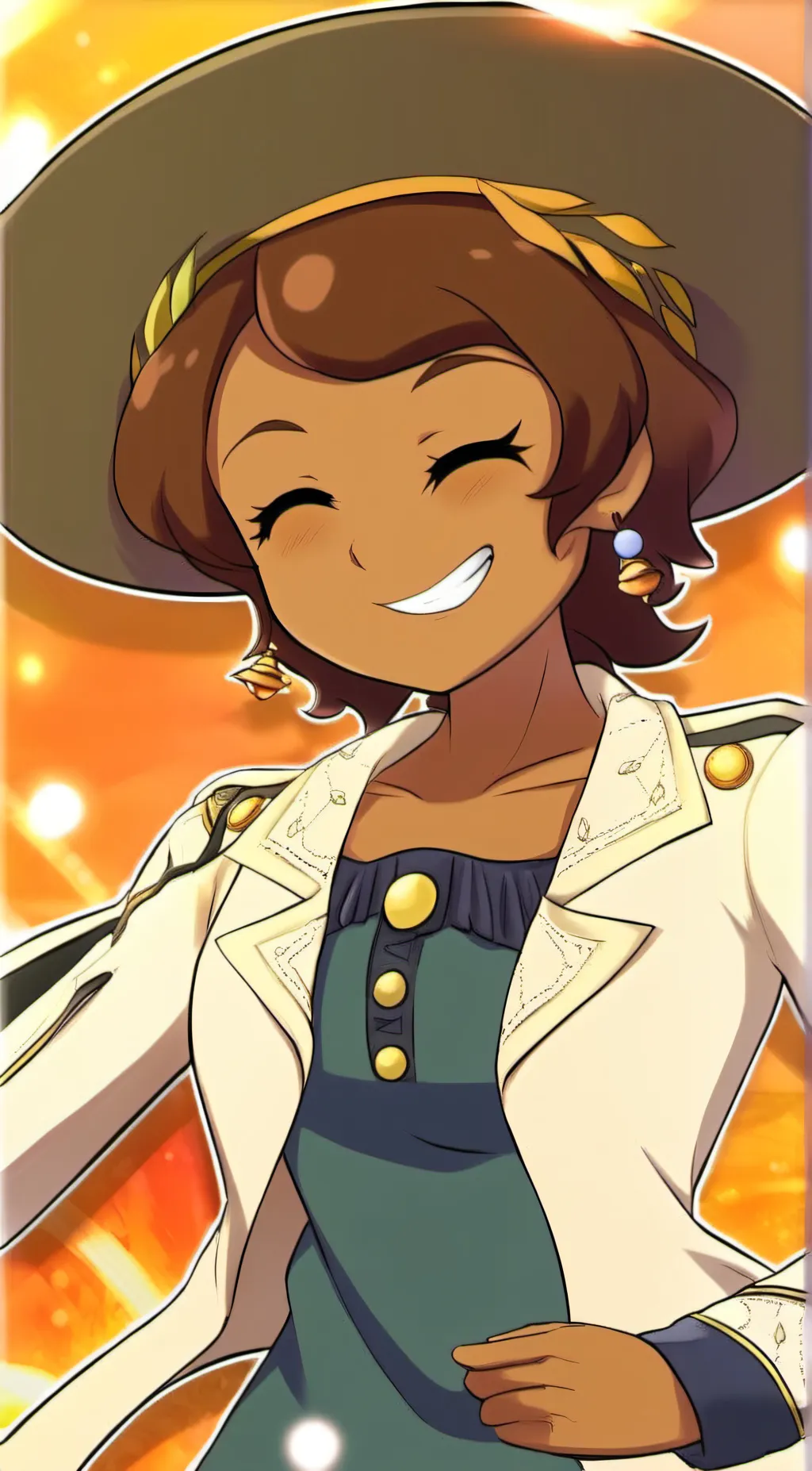 ai character: Luz the owl house) background