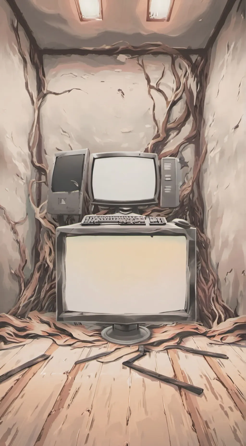 ai character: HEAVEN SAYS background