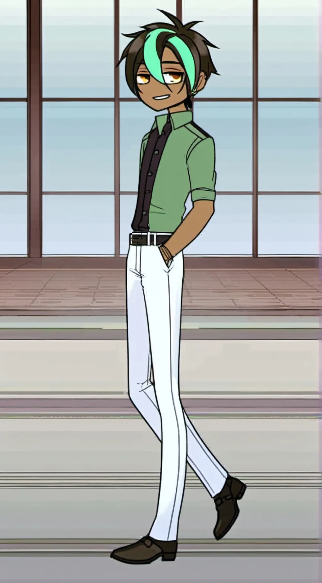 ai character: Liam  background