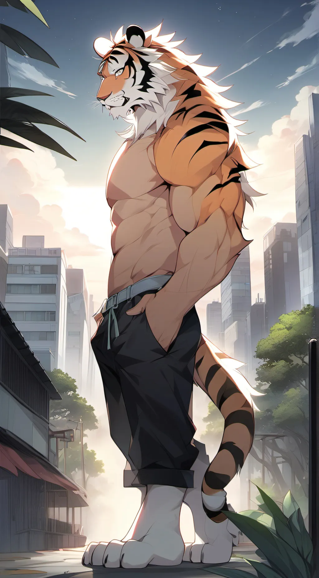 ai character: Austin background