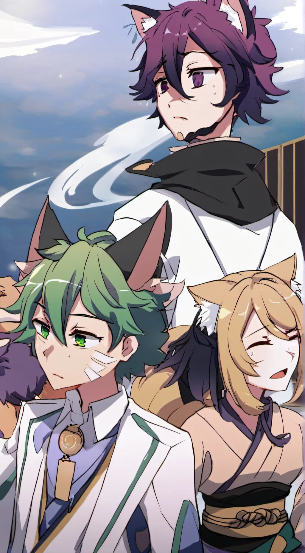 ai character: Jason and Mya  background