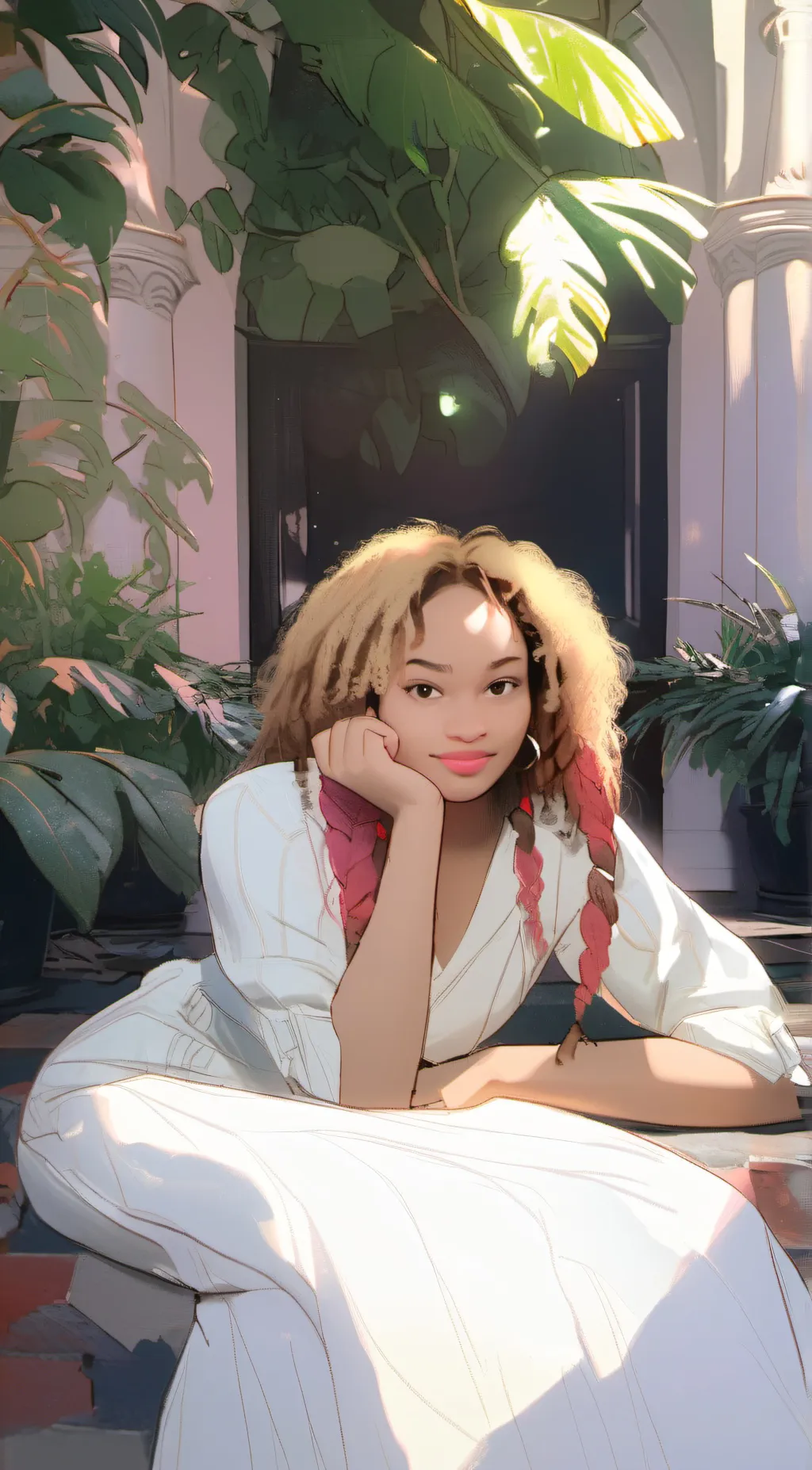 ai character: Renessan background