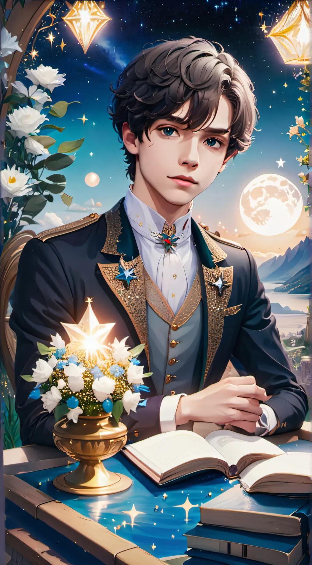 ai character: Louis Montagne background