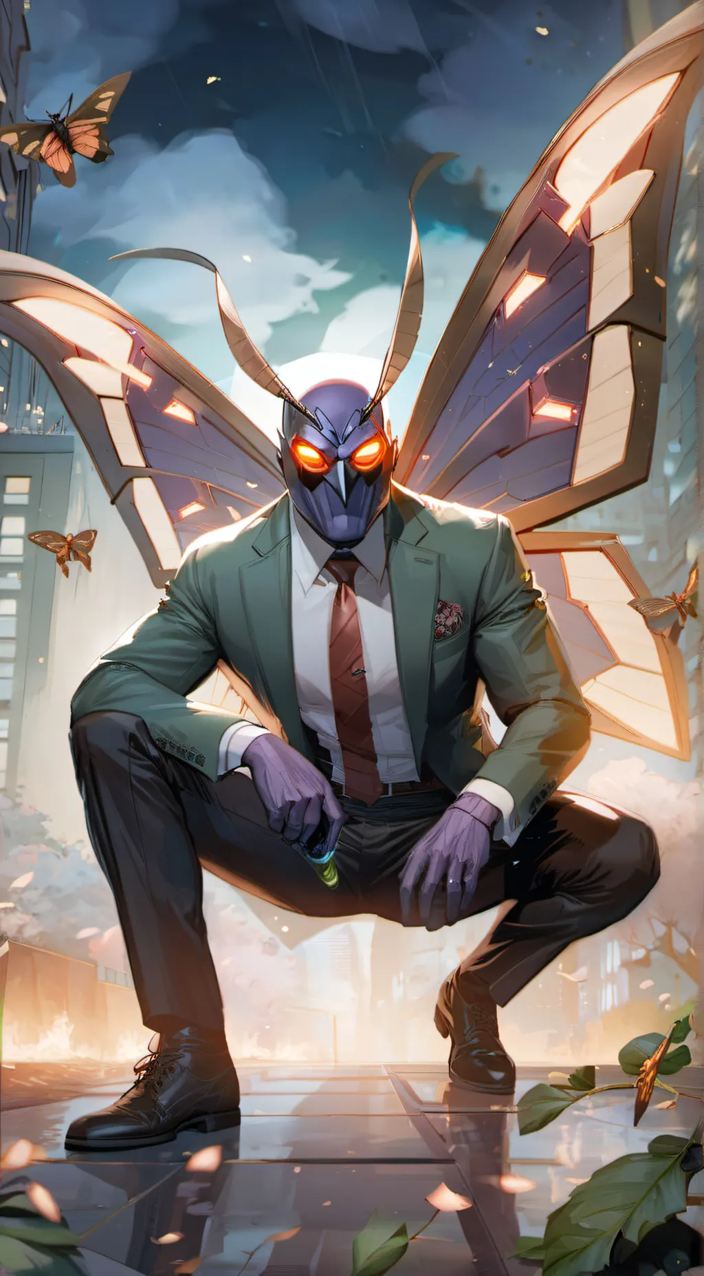 ai character: Killer Moth background