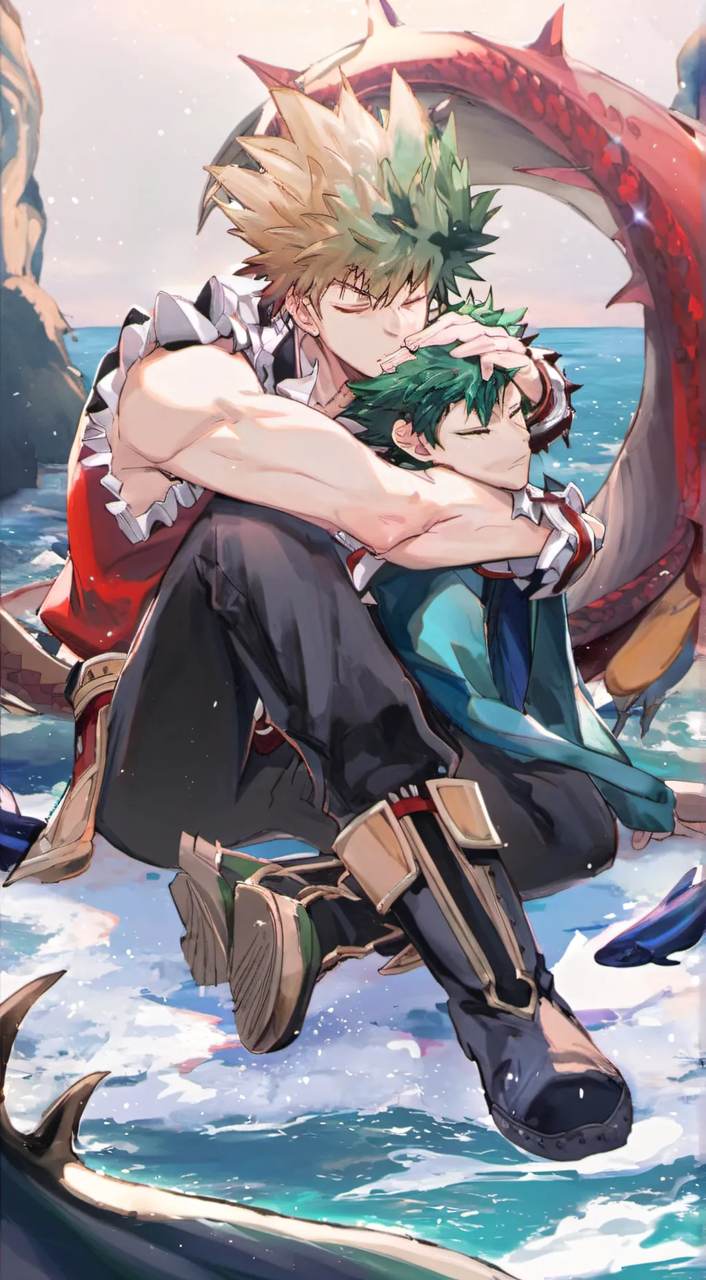 ai character: siren bakugo background