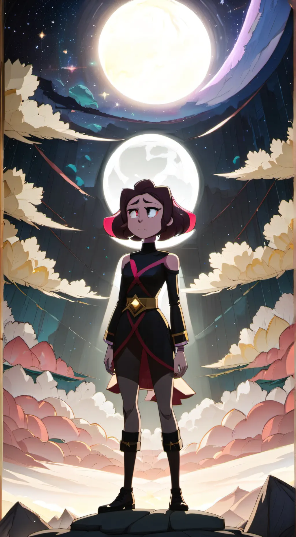 ai character: spinel background