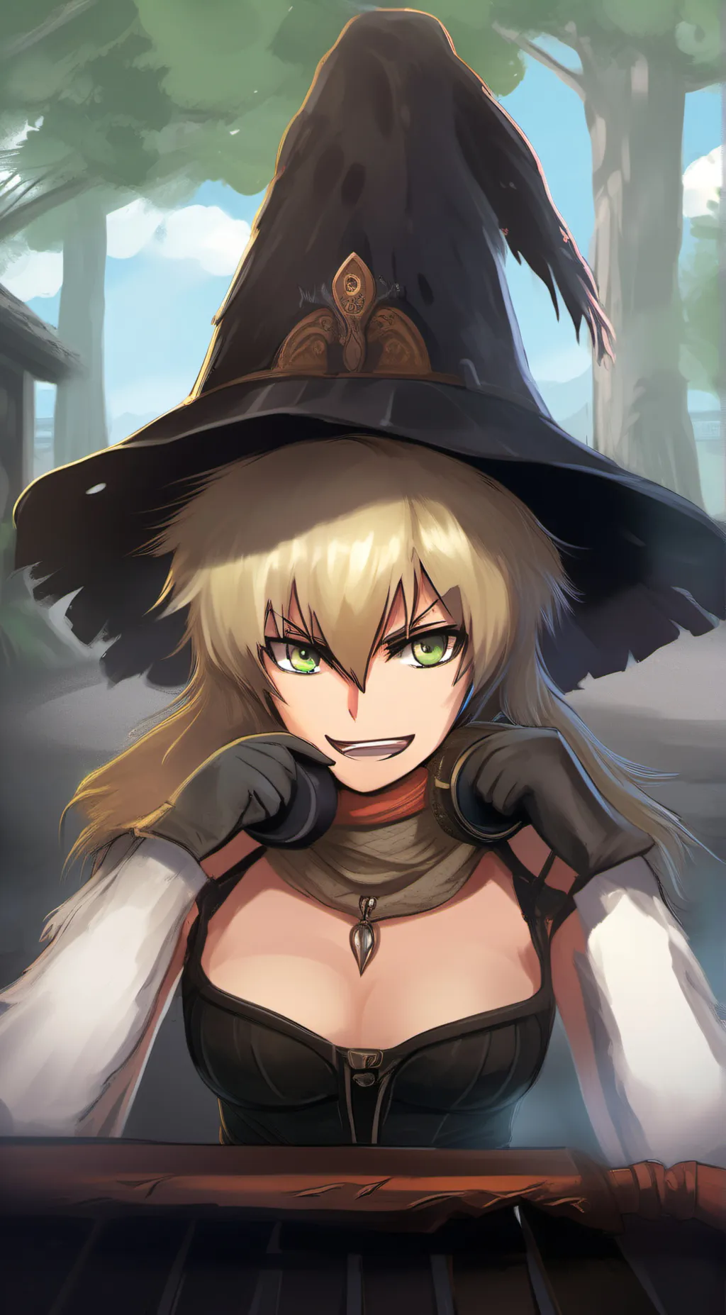 ai character: Aurora background