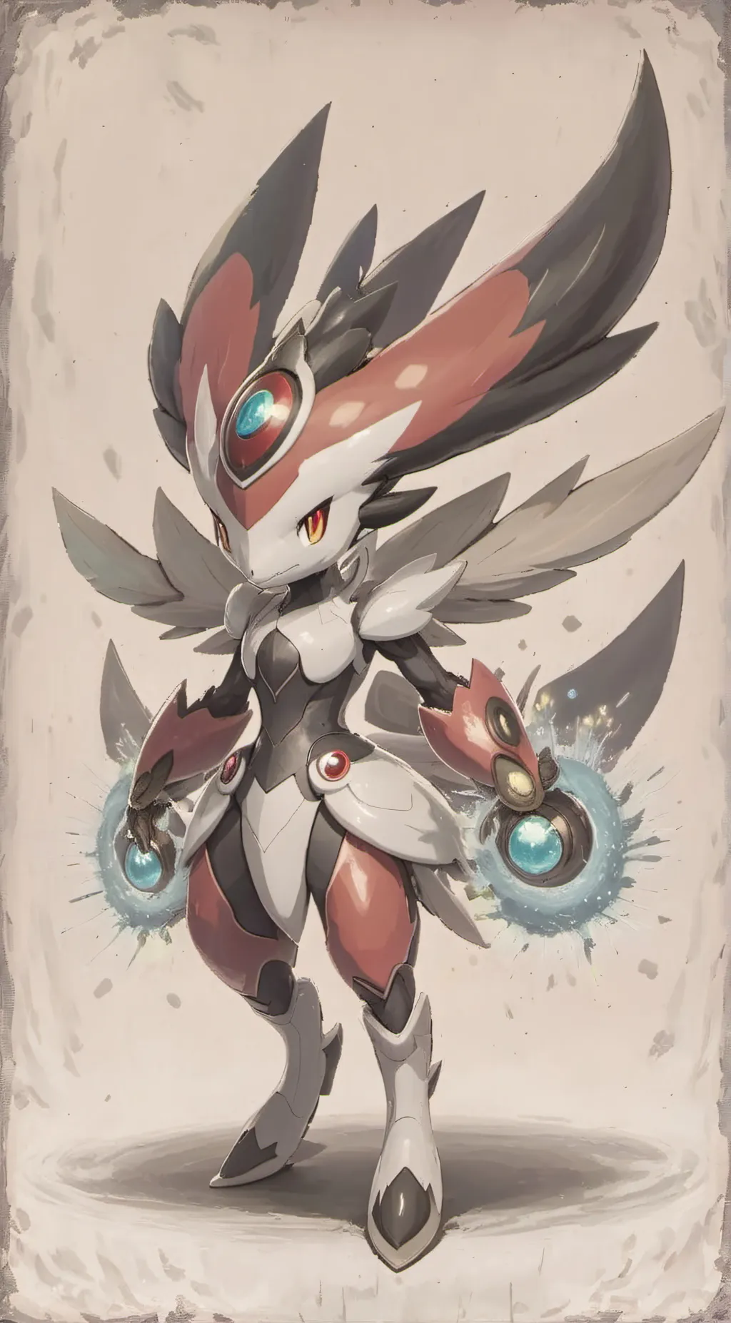 ai character: Cinderace background