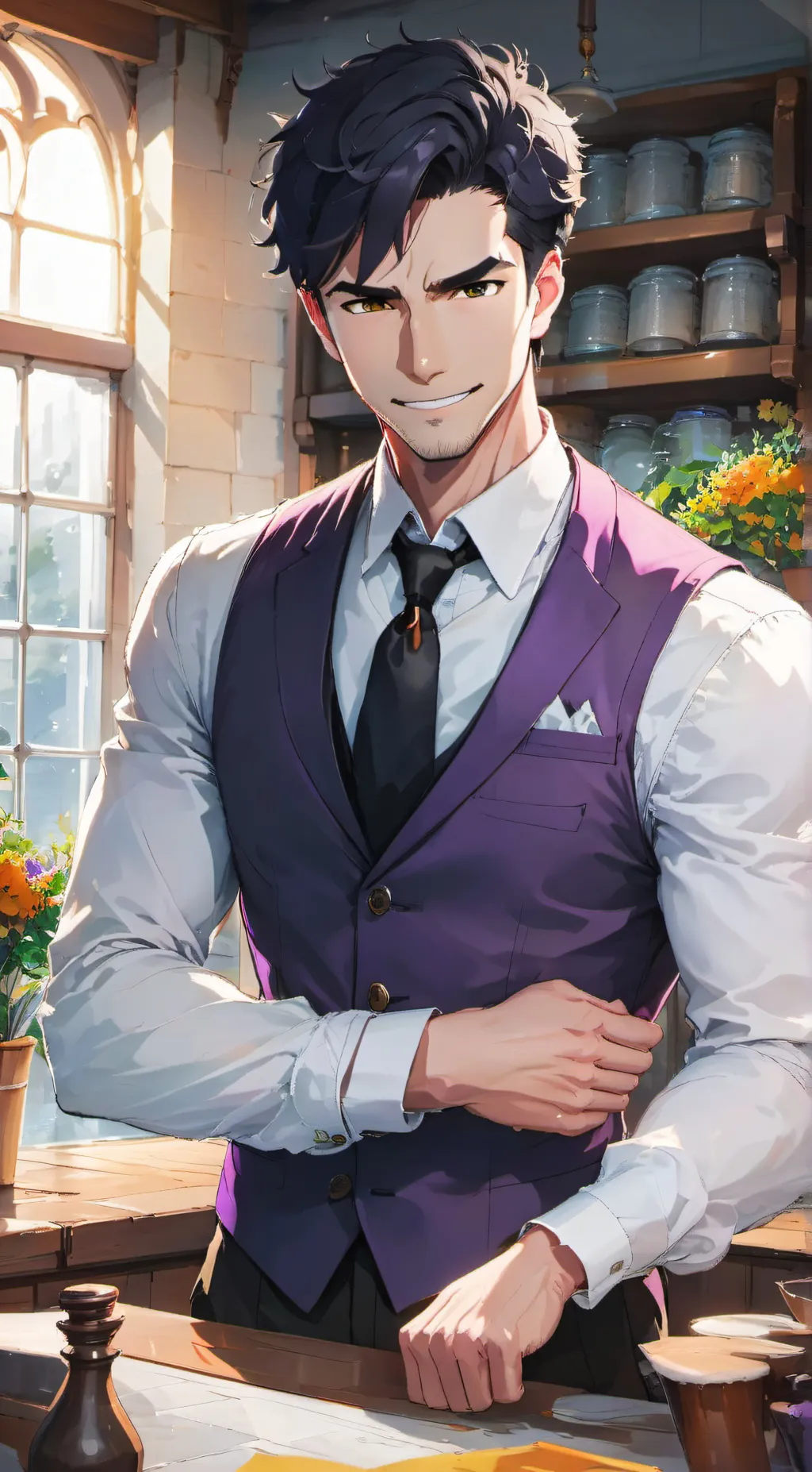 ai character: William x Henry background