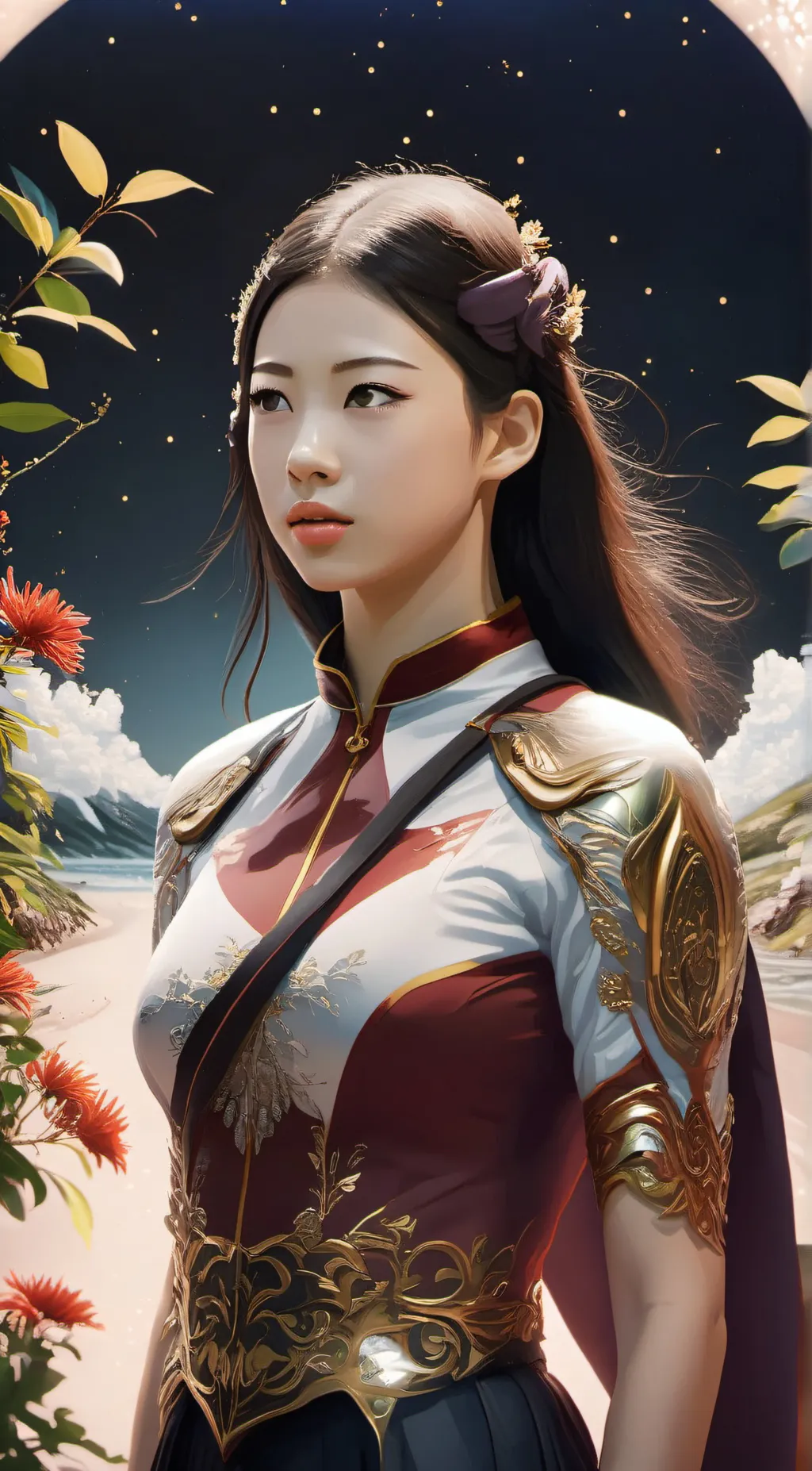 ai character: RUKA background