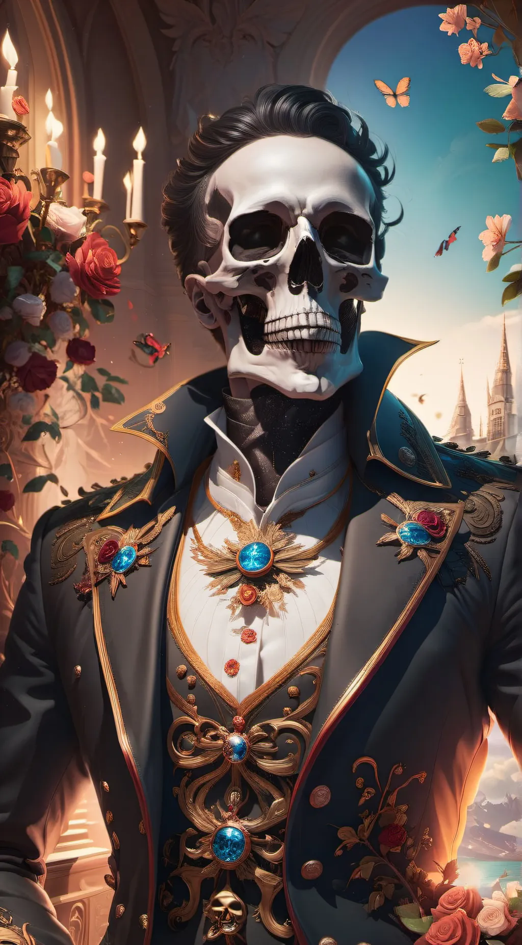 ai character: death background