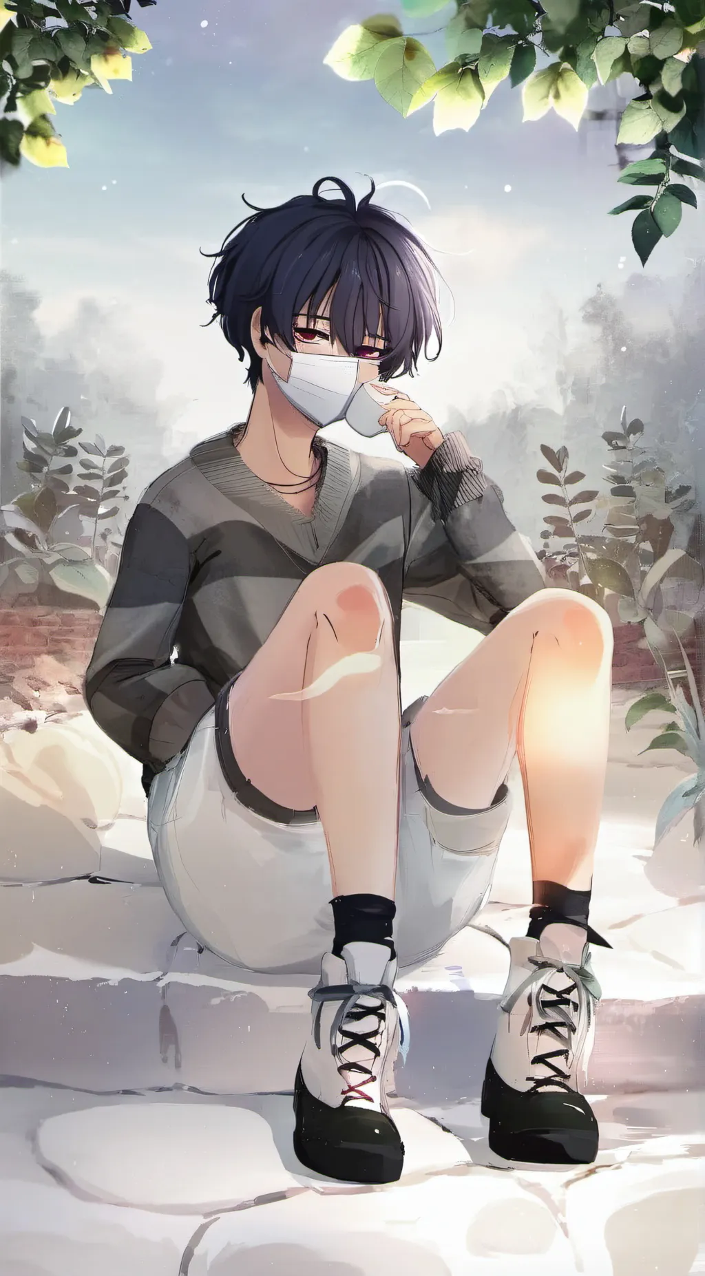 ai character: Edan. background