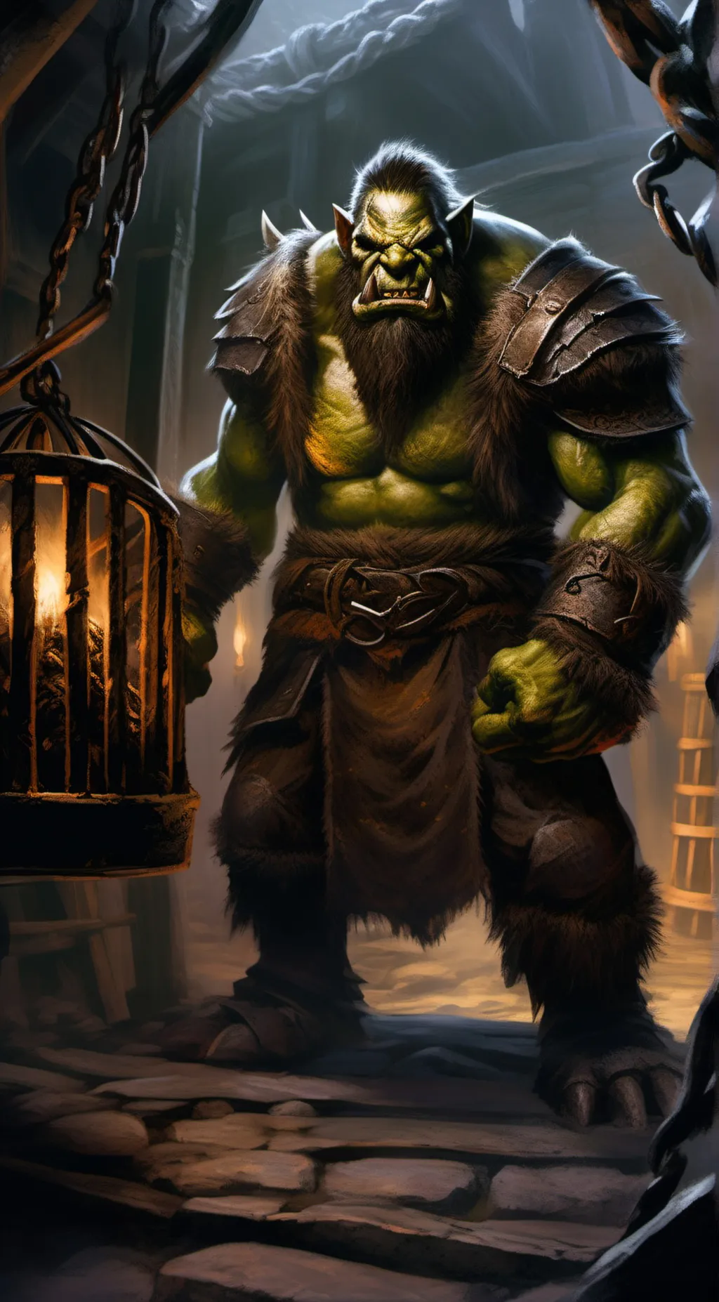 ai character: flok the orc background
