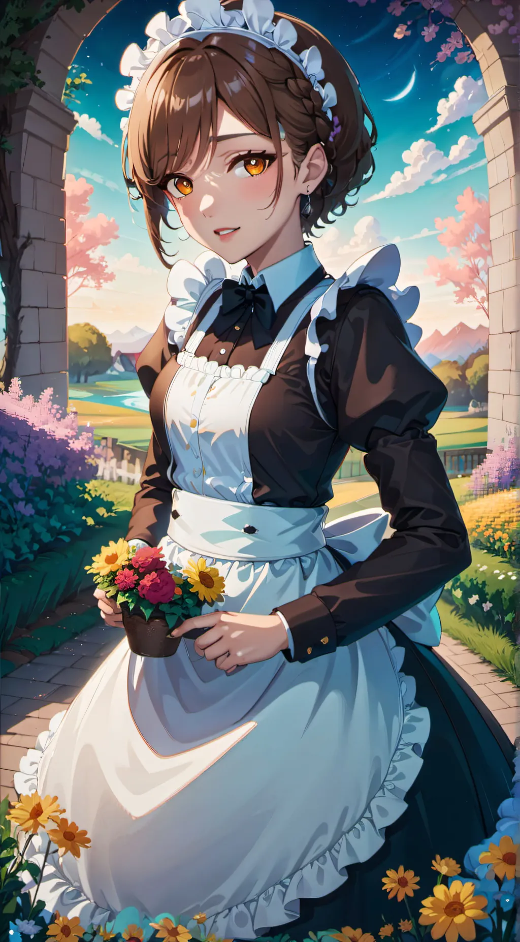 ai character: Maiy  background