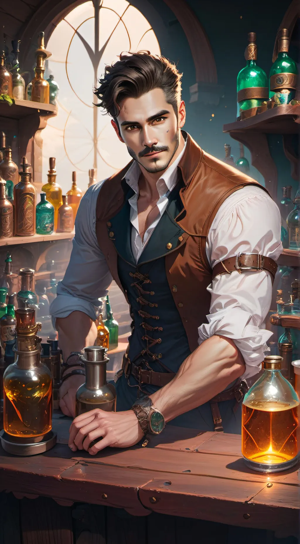 ai character: William Rikerson background