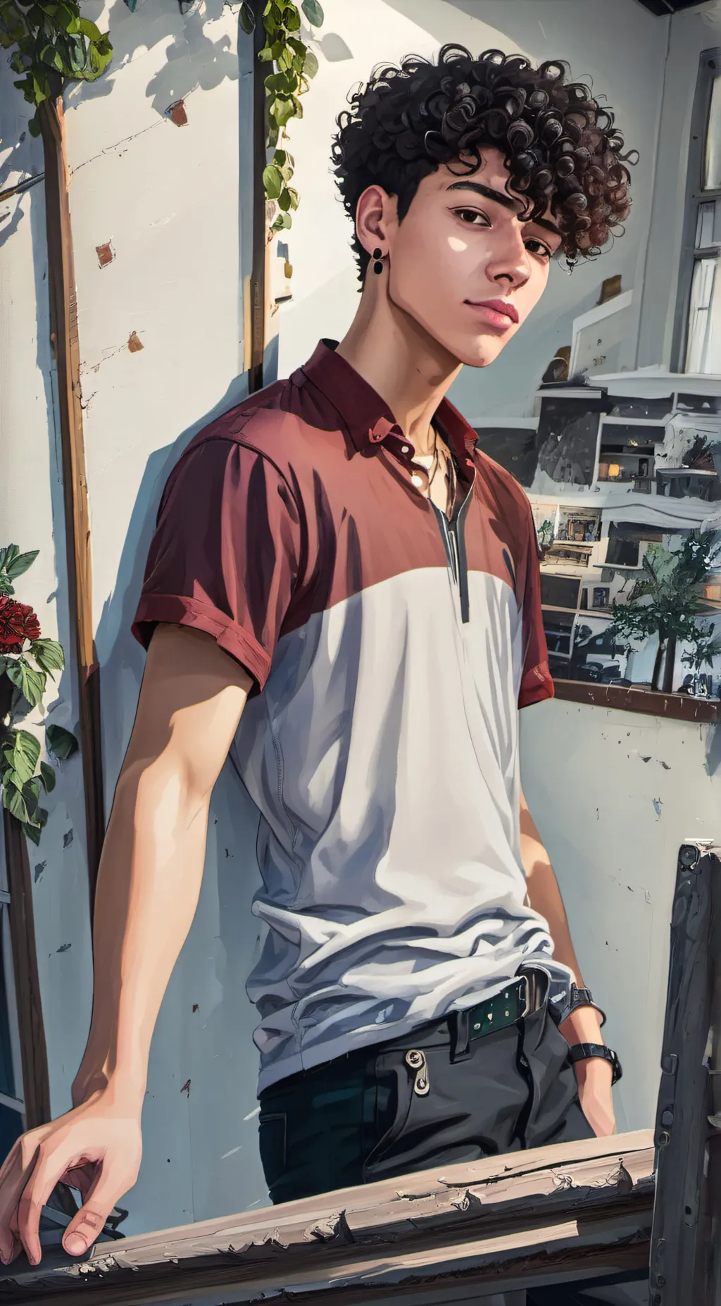 ai character: Lucas background