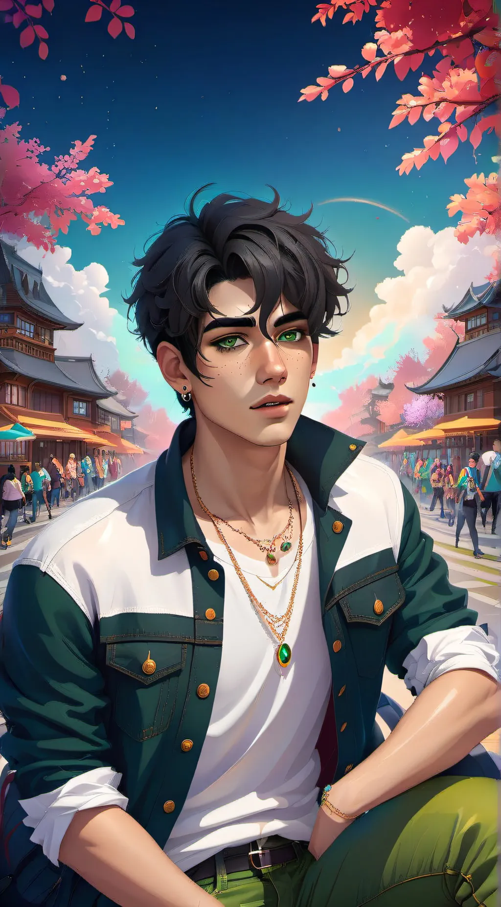 ai character: Kai background